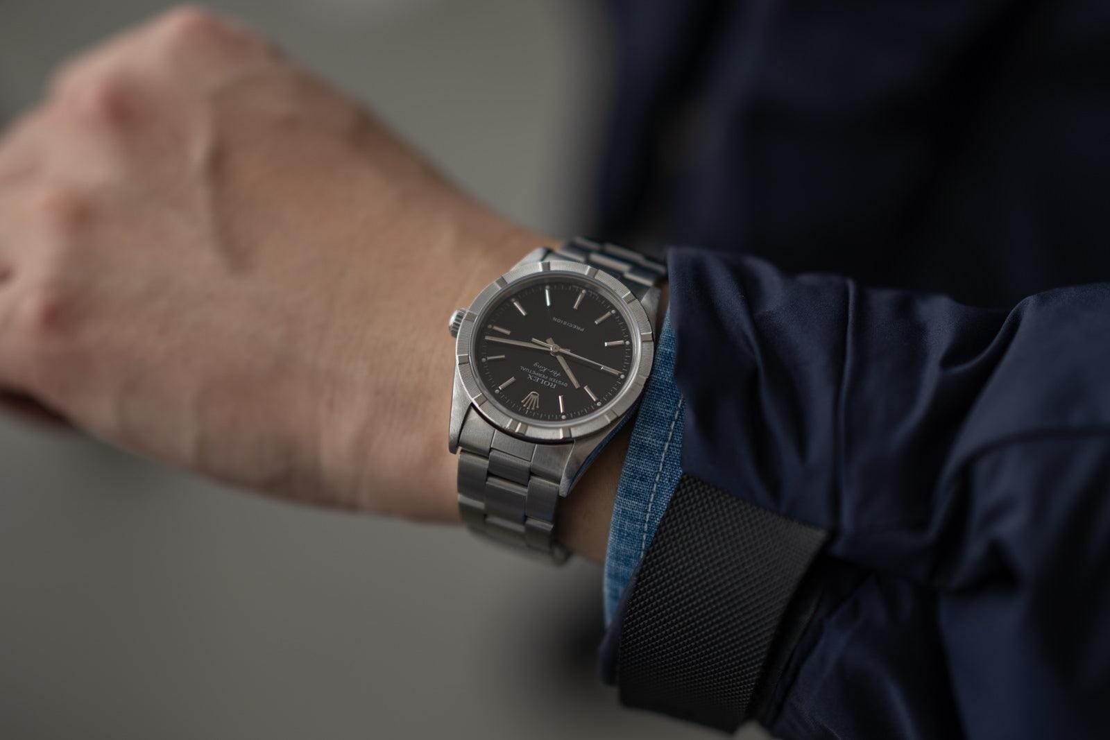 ROLEX AIR-KING 14010 BLACK - Arbitro