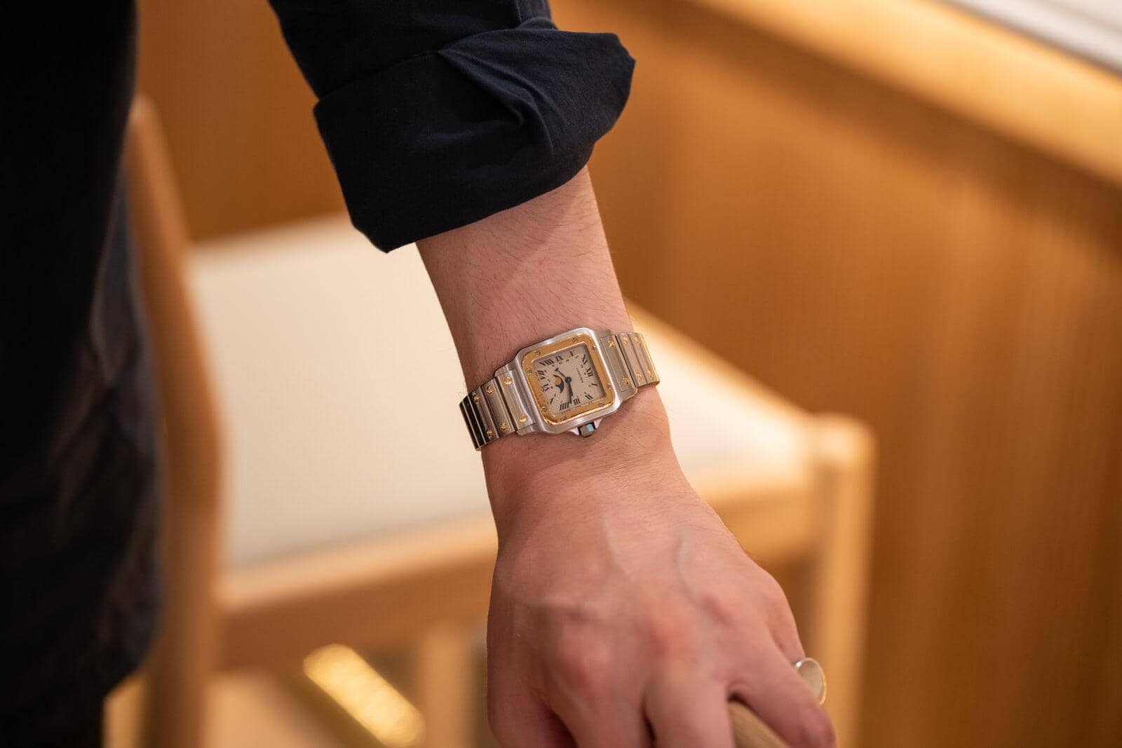 SOLD CARTIER SANTOS GALBEE LM MOONPHASE - Arbitro