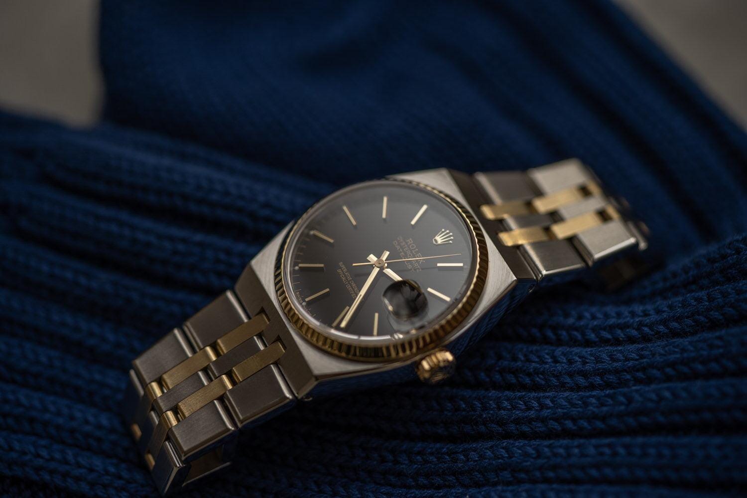 ROLEX OYSTERQUARTZ DATEJUST 17013 BLACK - Arbitro