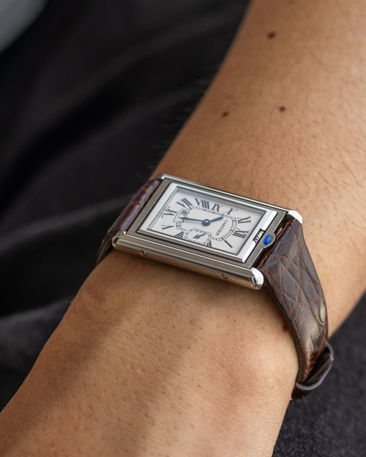 Cartier タンク バスキュラント XL 2522 保証書付き コンプリートサービス済み Watch CARTIER