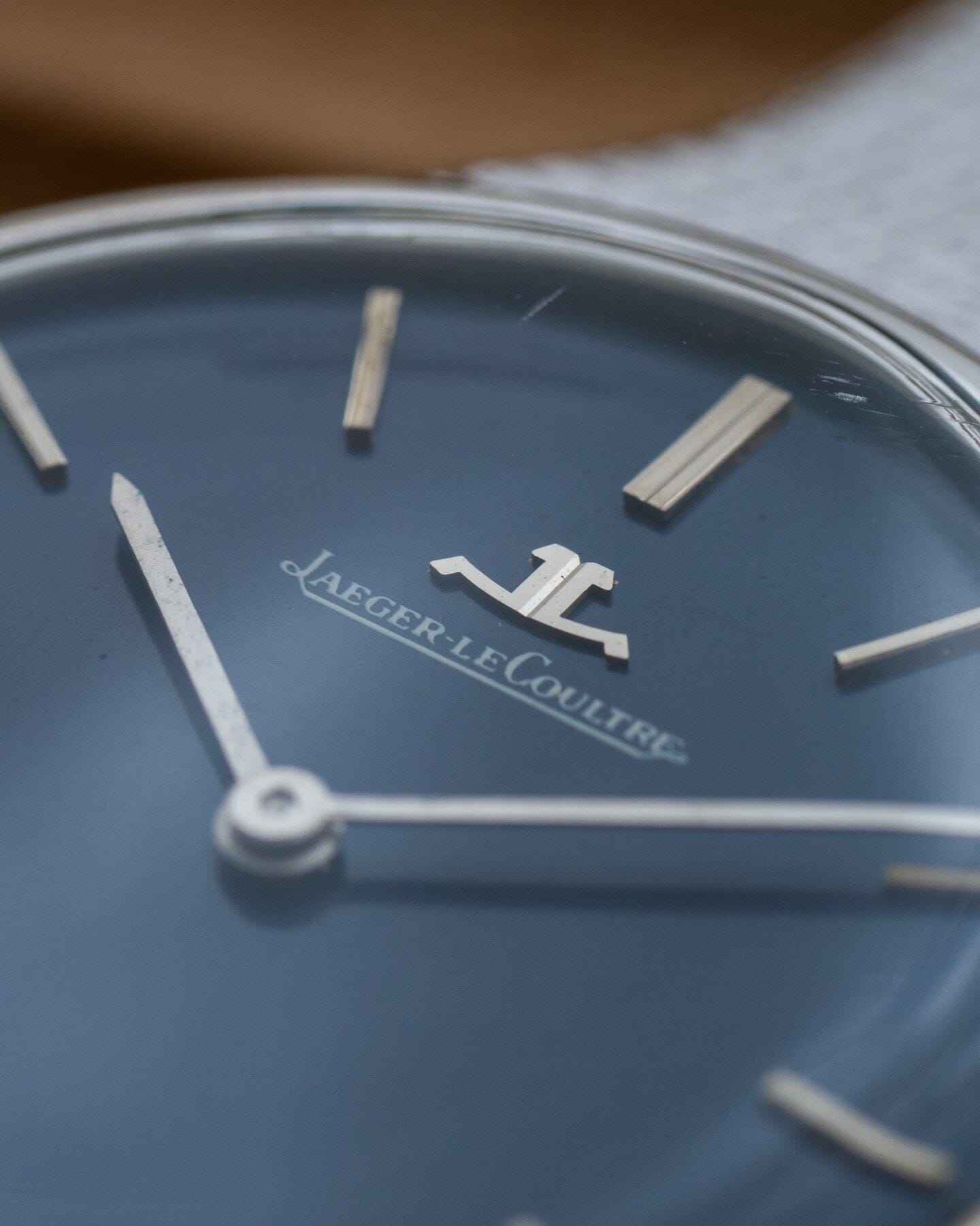 Jaeger-LeCoultre Round WG Navy Sigma Dial Watch Jaeger-LeCoultre