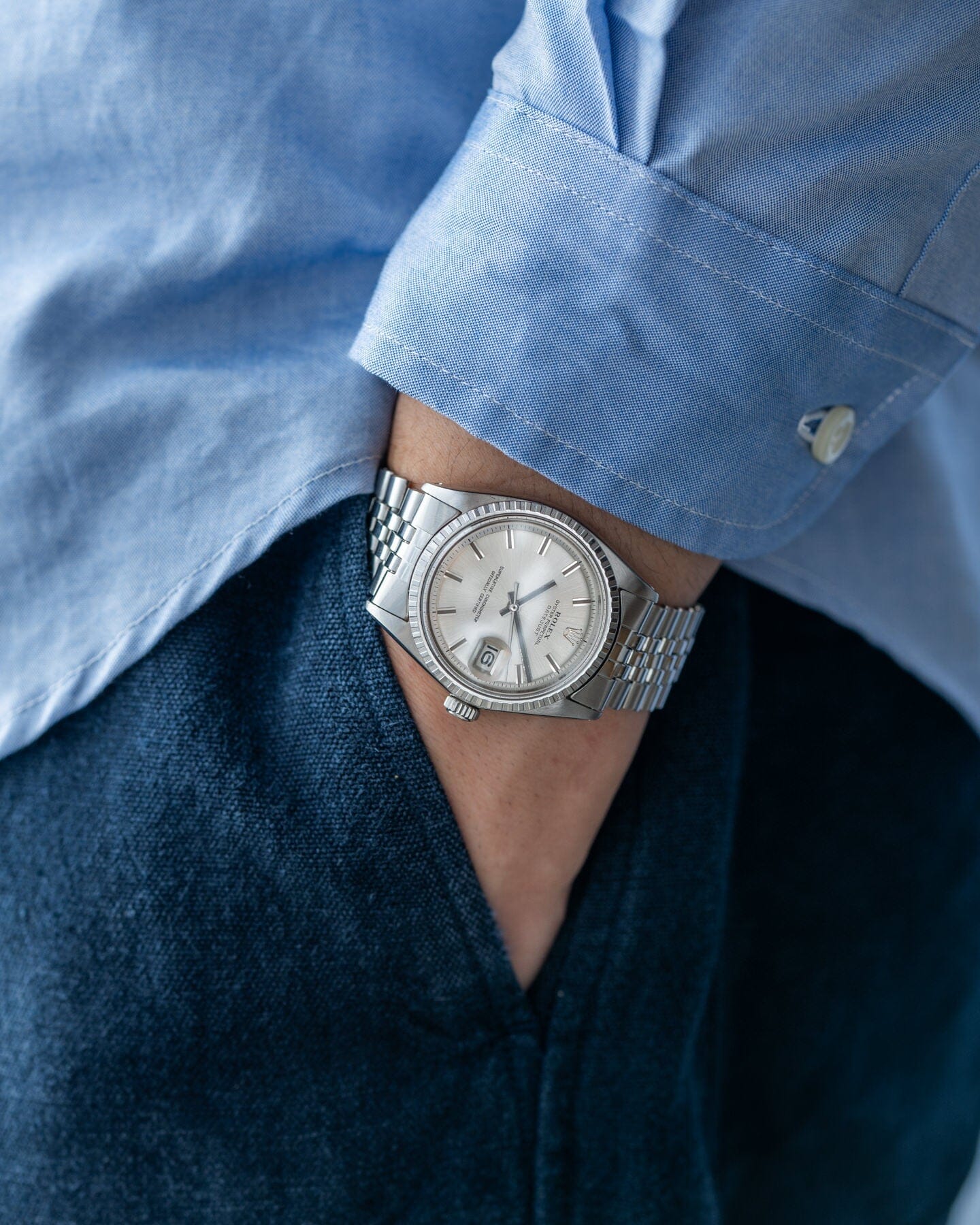 Rolex デイトジャスト 1603 ワイドボーイ Watch ROLEX