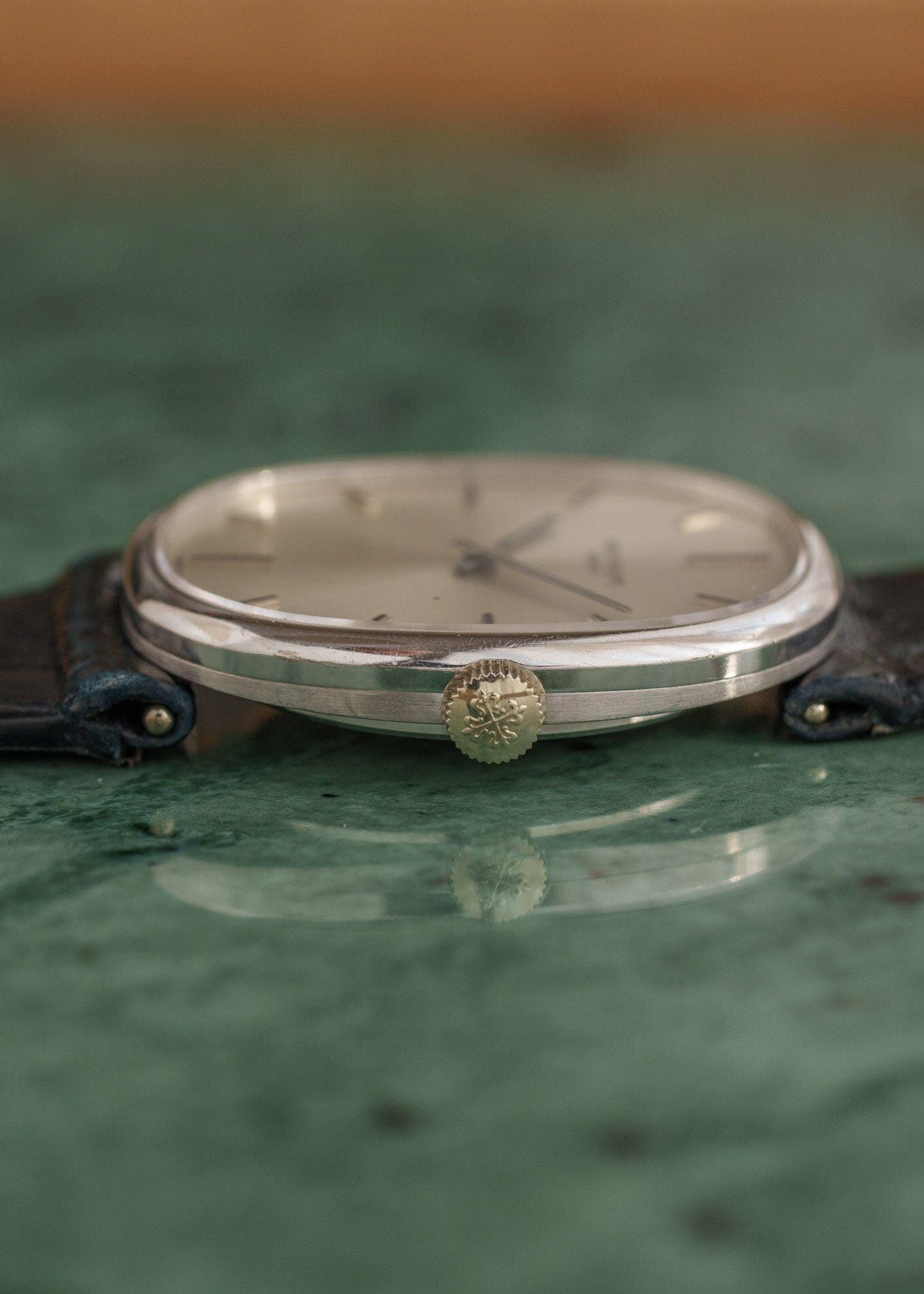 Patek Philippe ゴールデンエリプス 3848 WG シルバーシグマダイアル Watch PATEK PHILIPPE