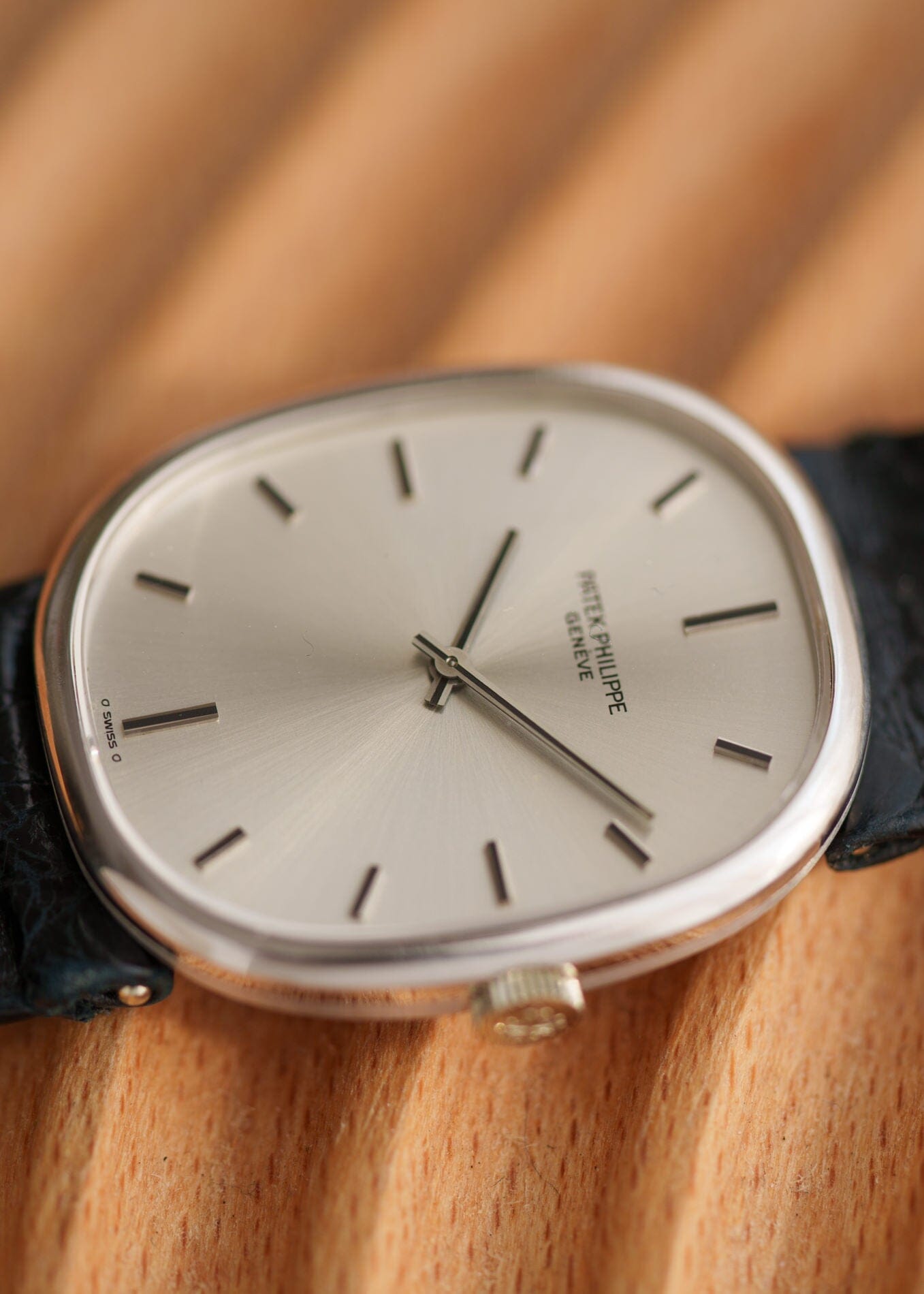 Patek Philippe ゴールデンエリプス 3848 WG シルバーシグマダイアル Watch PATEK PHILIPPE