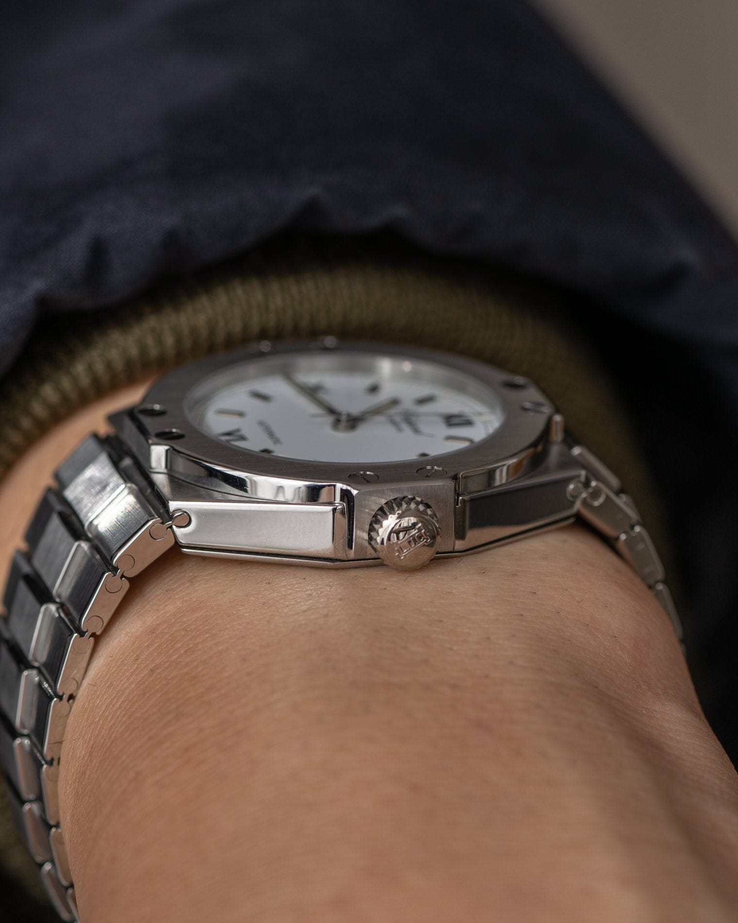 Chopard サンモリッツ 8300 SS ホワイトローマン Watch CHOPARD