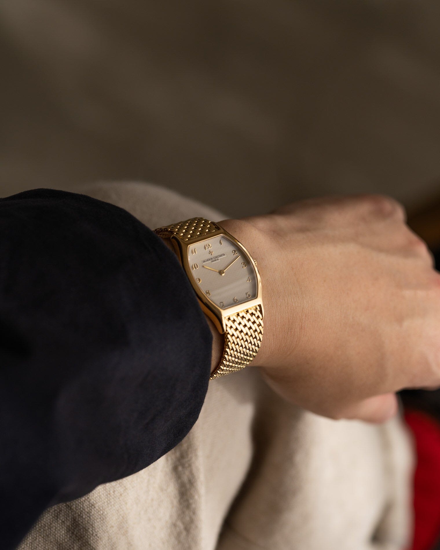 Vacheron Constantin トノー 31150 YG アイボリーダイアル Watch VACHERON CONSTANTIN