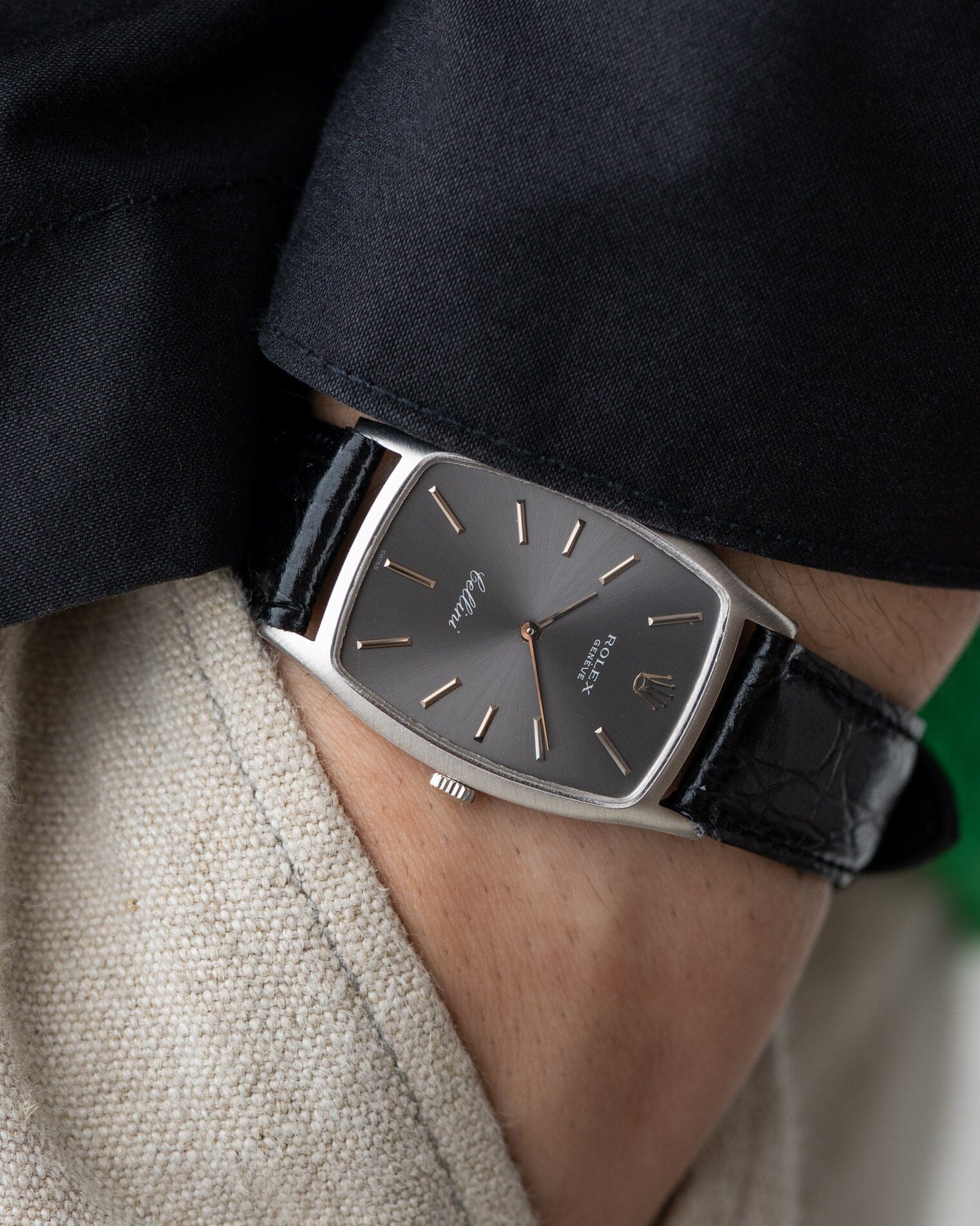 Rolex チェリーニ 3807 WG グレーダイアル Watch ROLEX