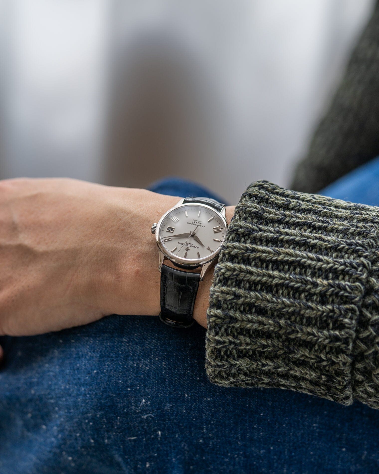 Vacheron Constantin クロノメーターロワイヤル 47022 WG アイボリー 箱保証書付き Watch VACHERON CONSTANTIN