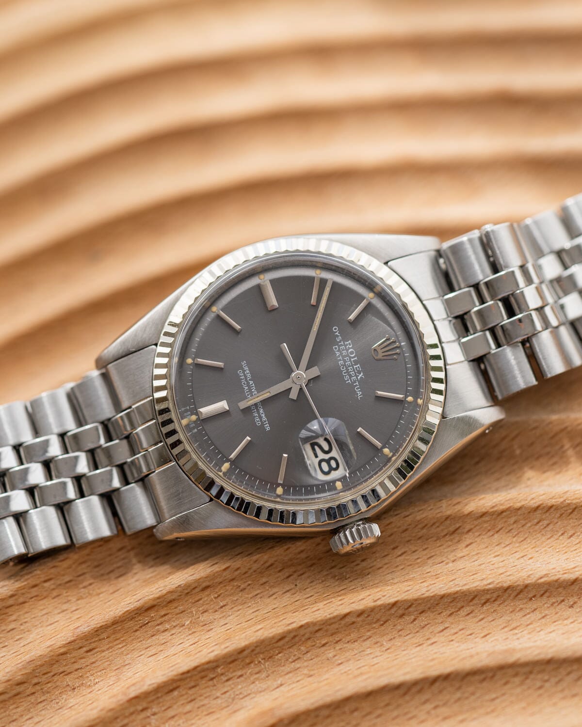 ロレックス デイトジャスト 1601 グレーダイアル Watch ROLEX