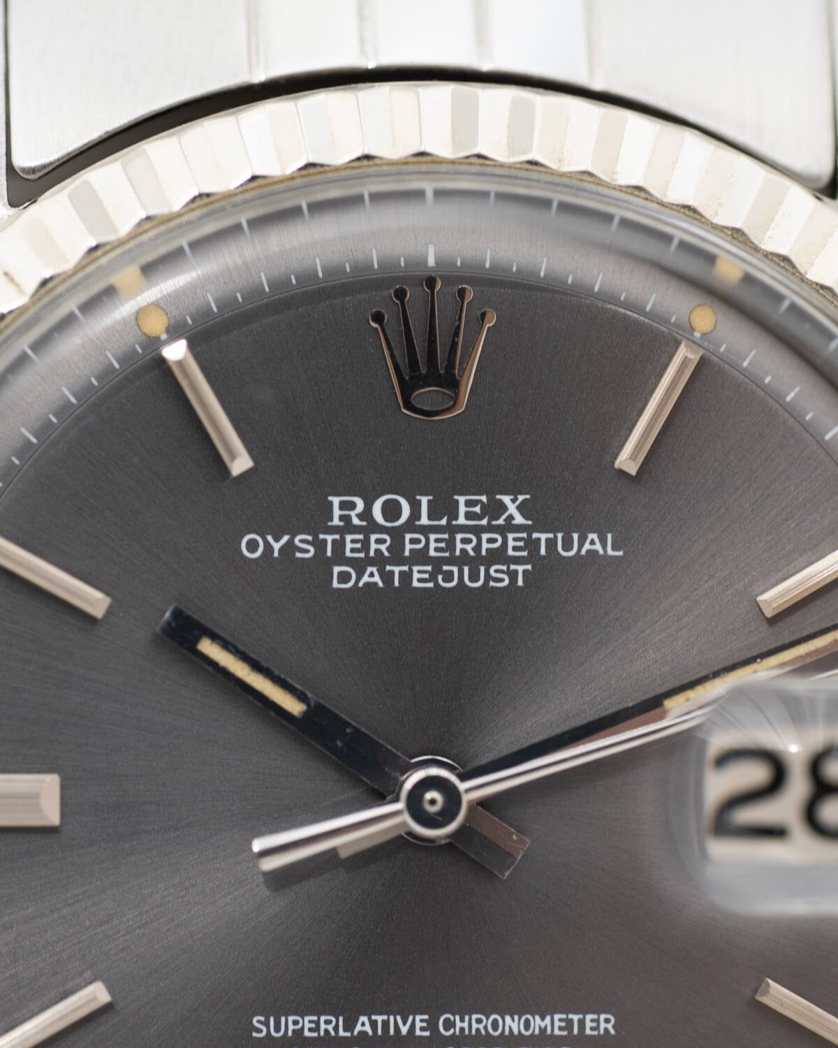Rolex Datejust 1601 Grey Dial Watch ROLEX