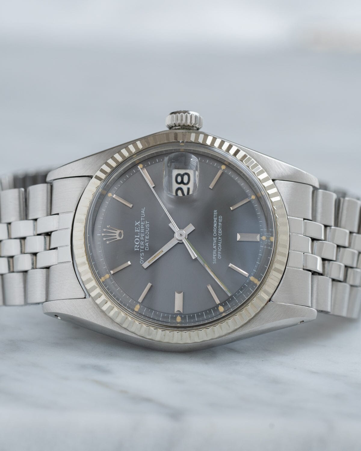 ロレックス デイトジャスト 1601 グレーダイアル Watch ROLEX