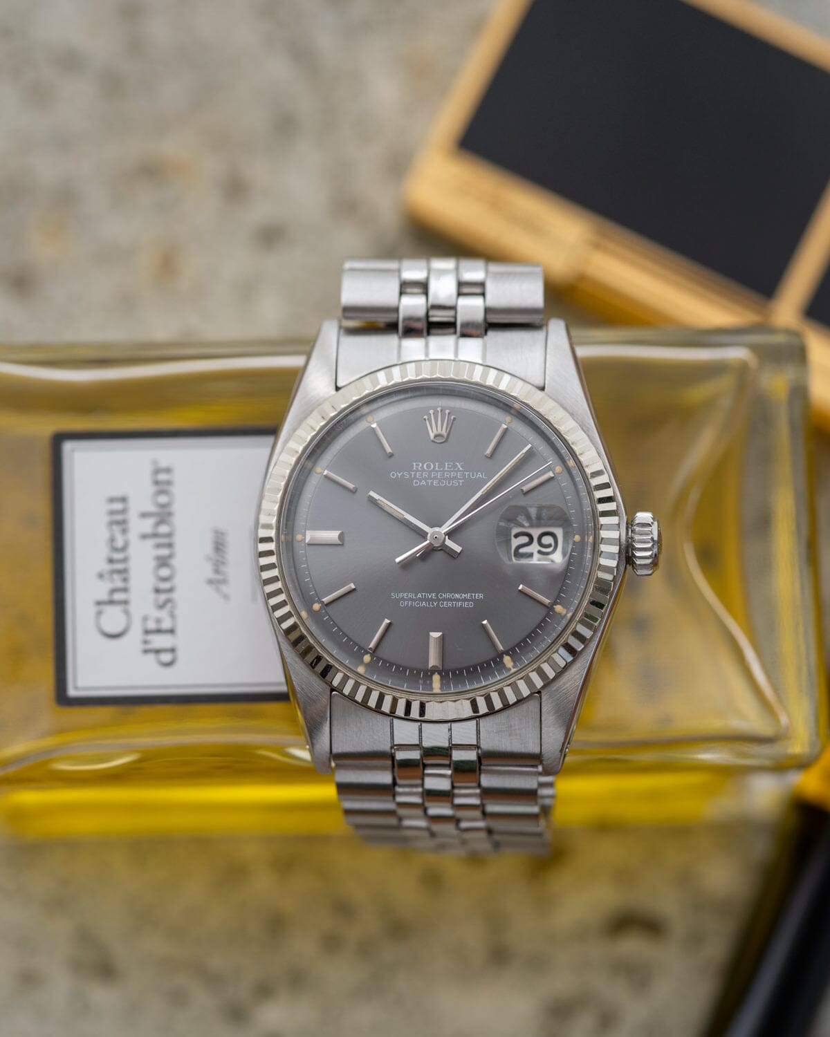 Rolex Datejust 1601 Grey Dial Watch ROLEX