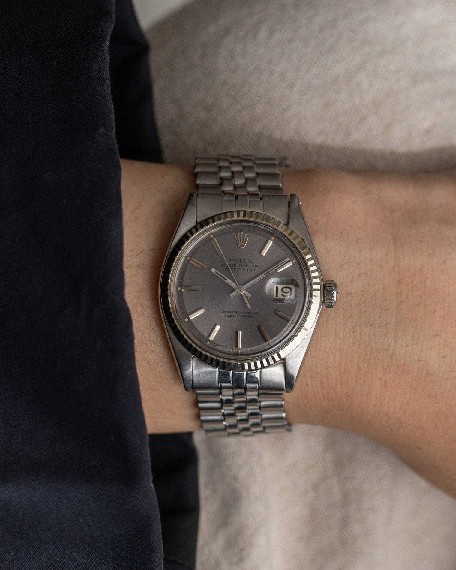 Rolex デイトジャスト 1601 グレーダイアル Watch ROLEX