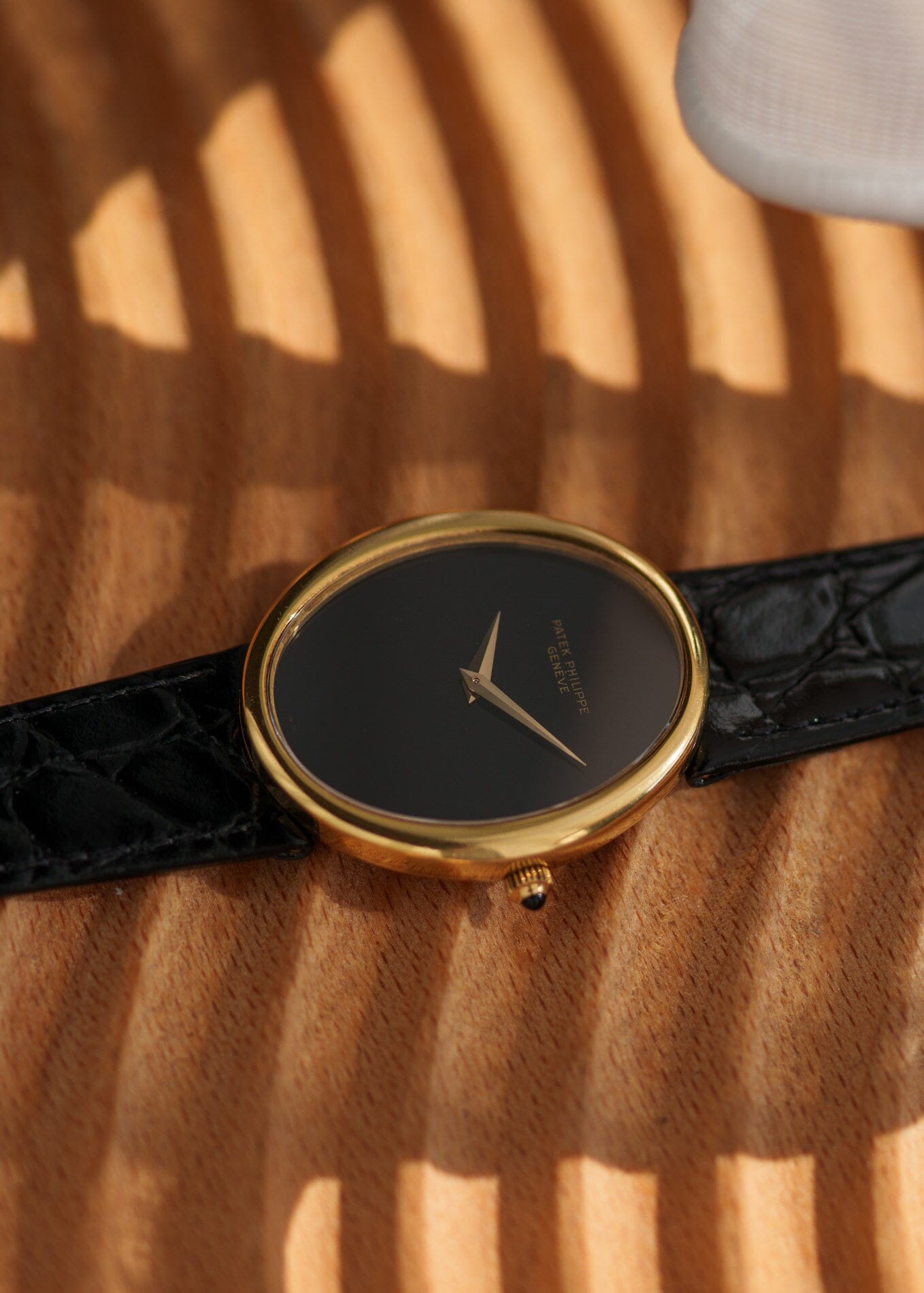 Patek Philippe ゴールデンエリプス 3598 YG オニキス アーカイブ付き Watch PATEK PHILIPPE