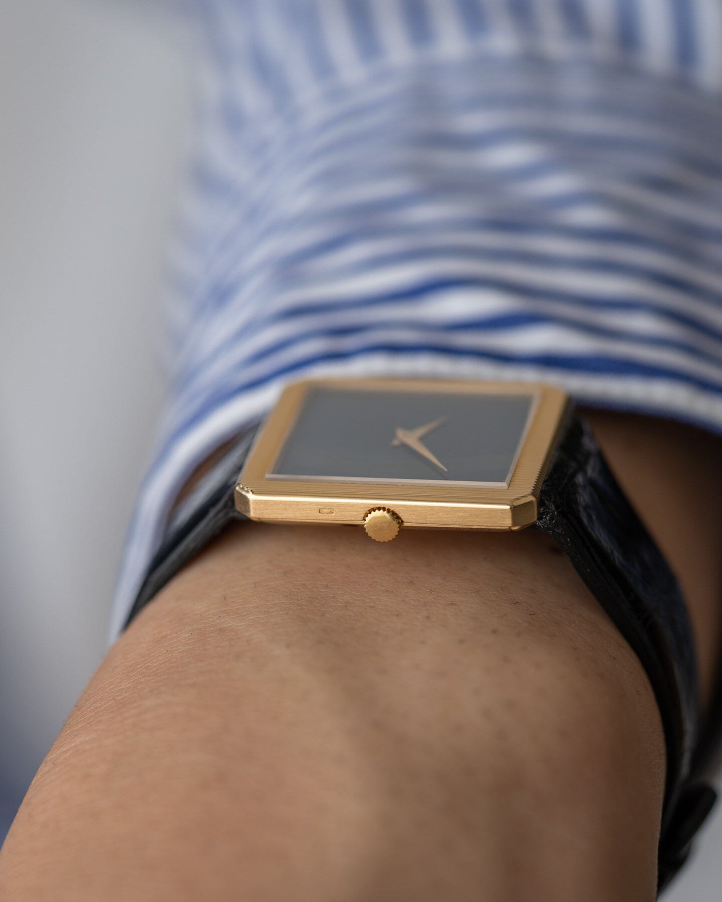 Piaget プロトコール 9154 YG ブルータイガーアイ Watch PIAGET