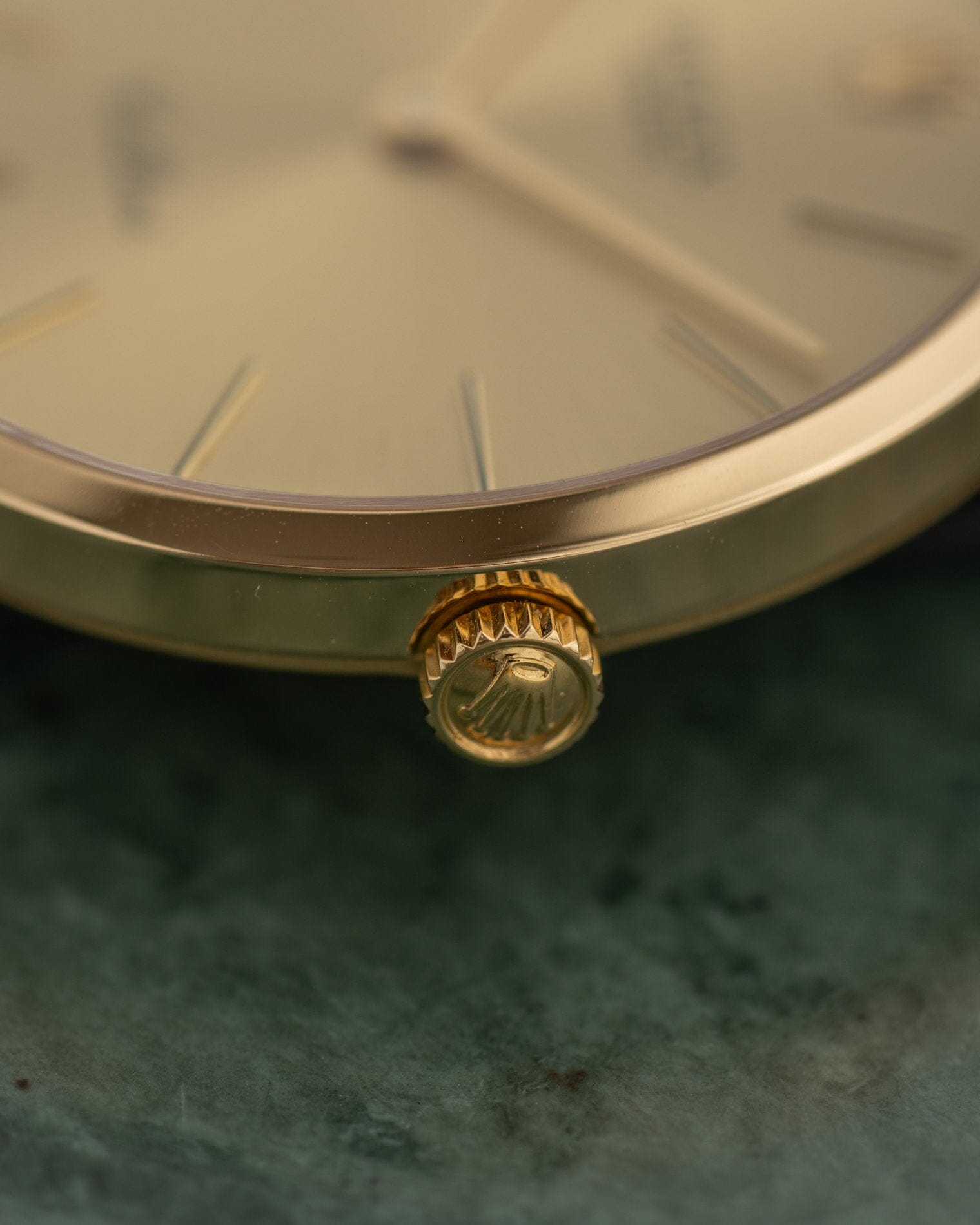 Rolex チェリーニ 4112 YG シャンパンダイアル 国際サービス保証書付き Watch ROLEX