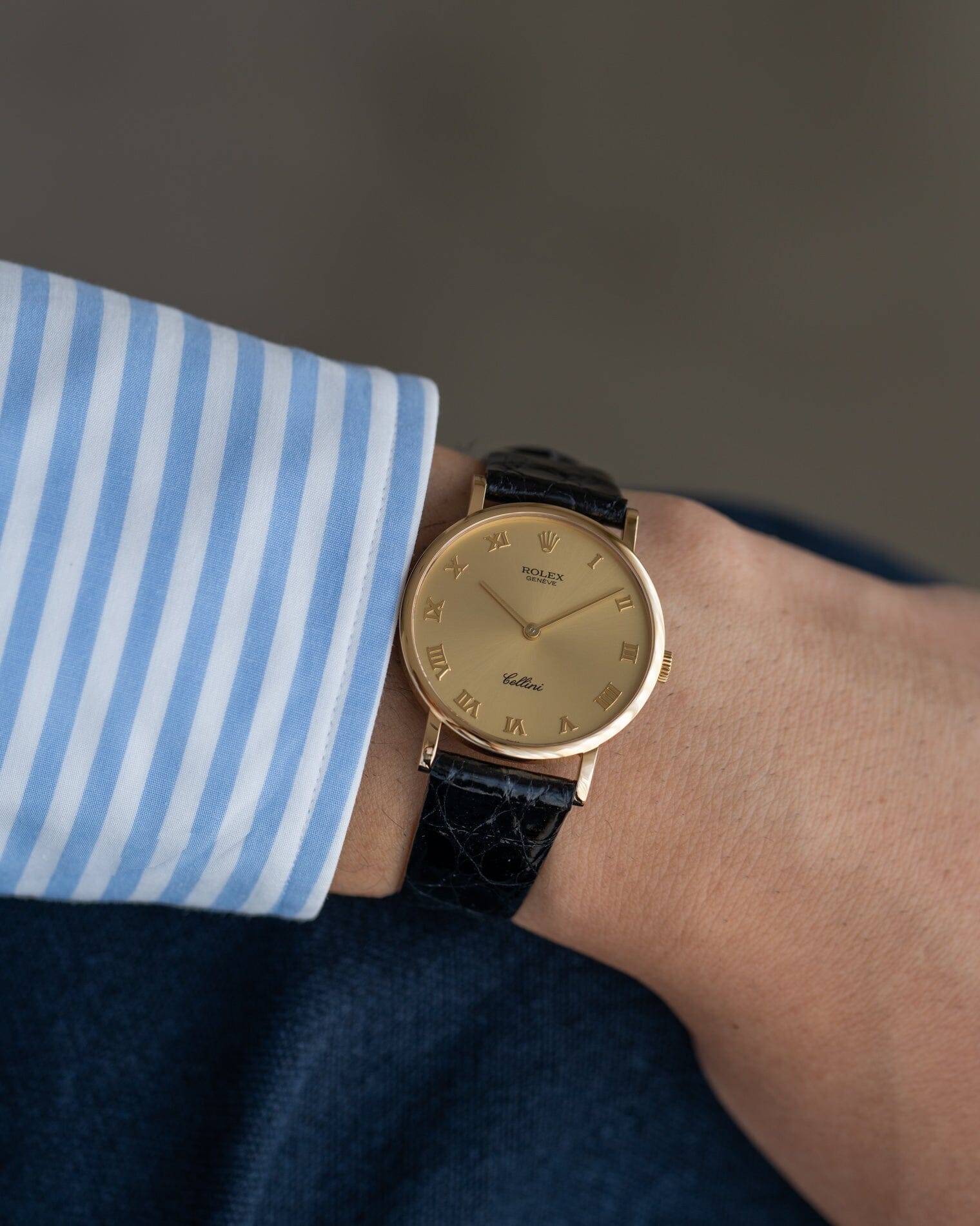 Rolex チェリーニ 5112 YG シャンパンローマン 箱保証書付き Watch ROLEX