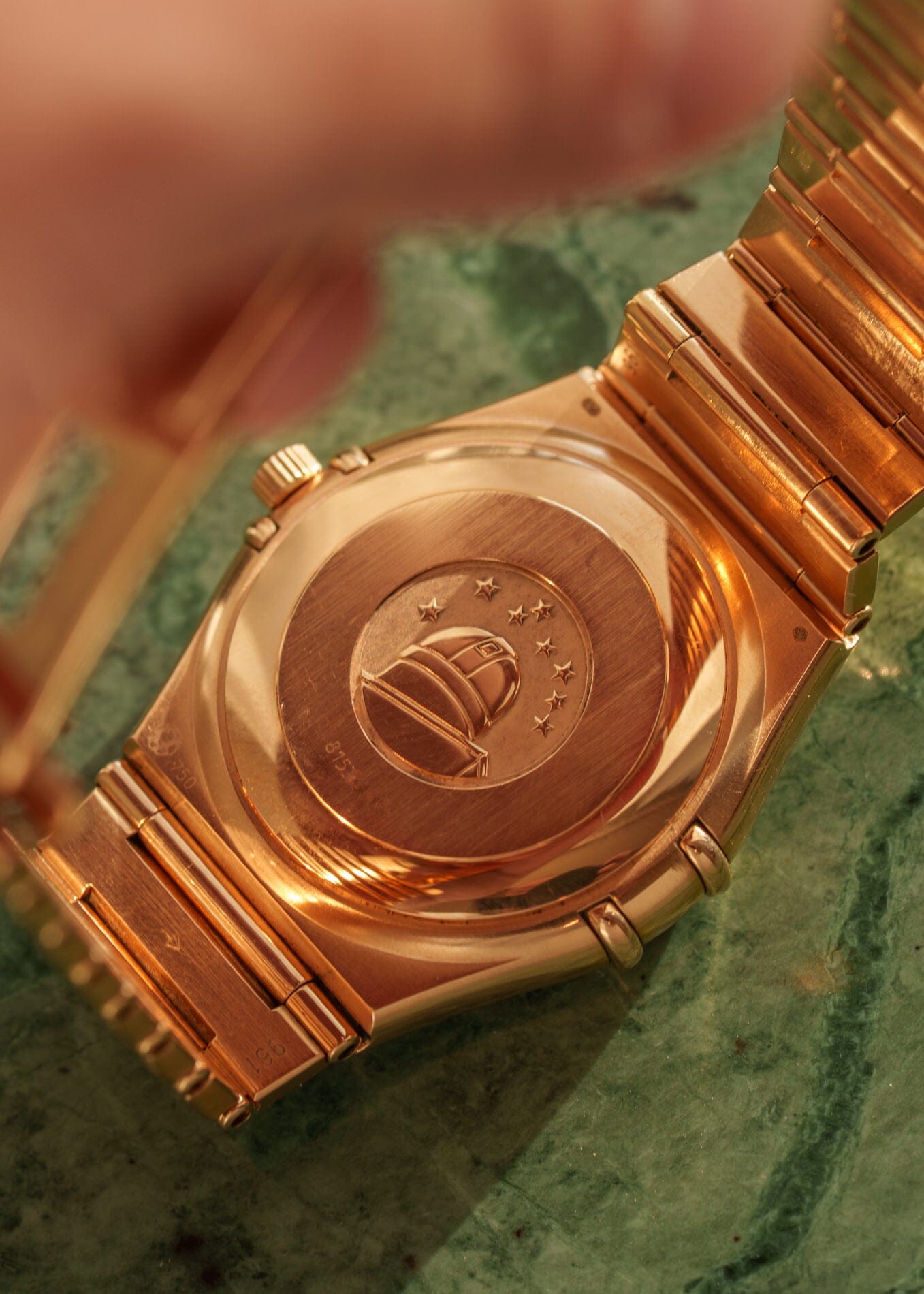 Omega コンステレーション 1103.60.00 RG ブラウンダイヤモンドダイアル フルセット Watch OMEGA