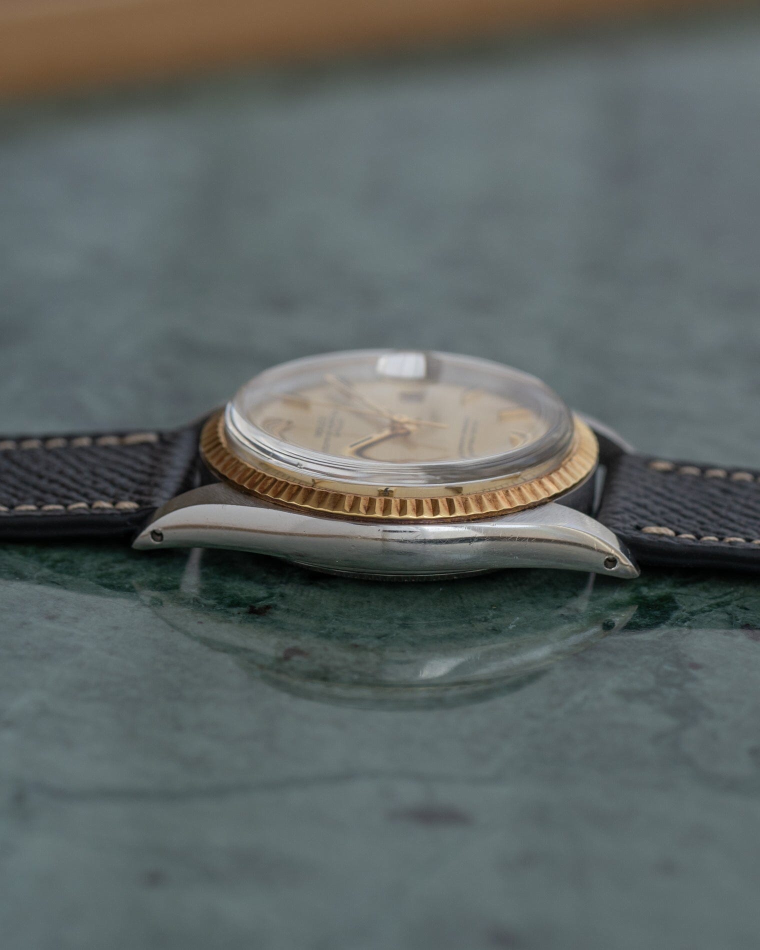 Rolex デイトジャスト 1601 シャンパン絹目ダイアル Watch ROLEX