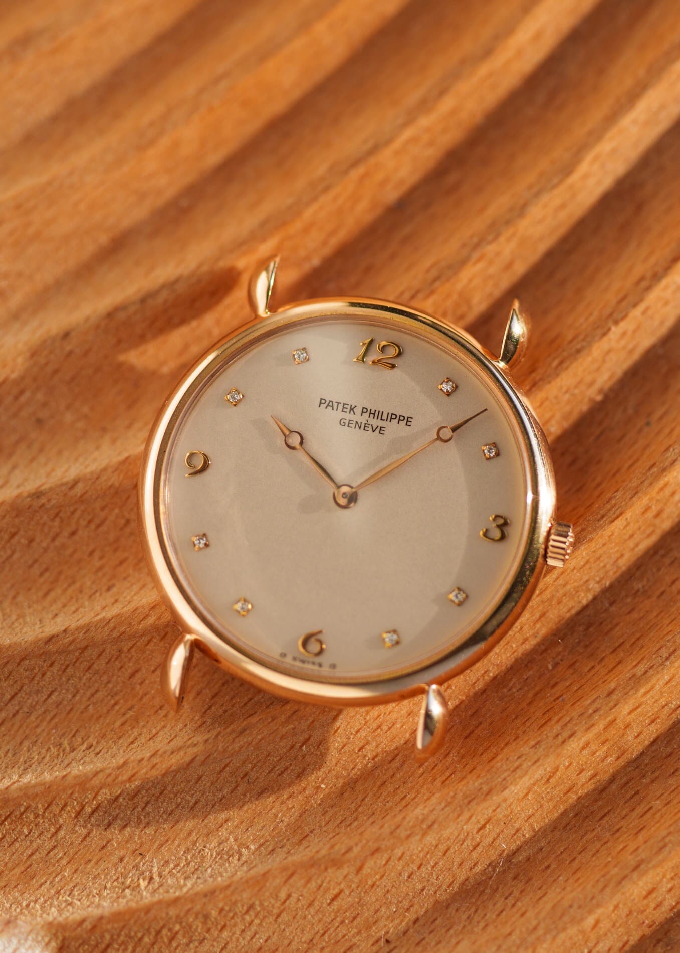 Patek Philippe カラトラバ 3820 PG ダイヤモンドダイアル 保証書付き Watch PATEK PHILIPPE