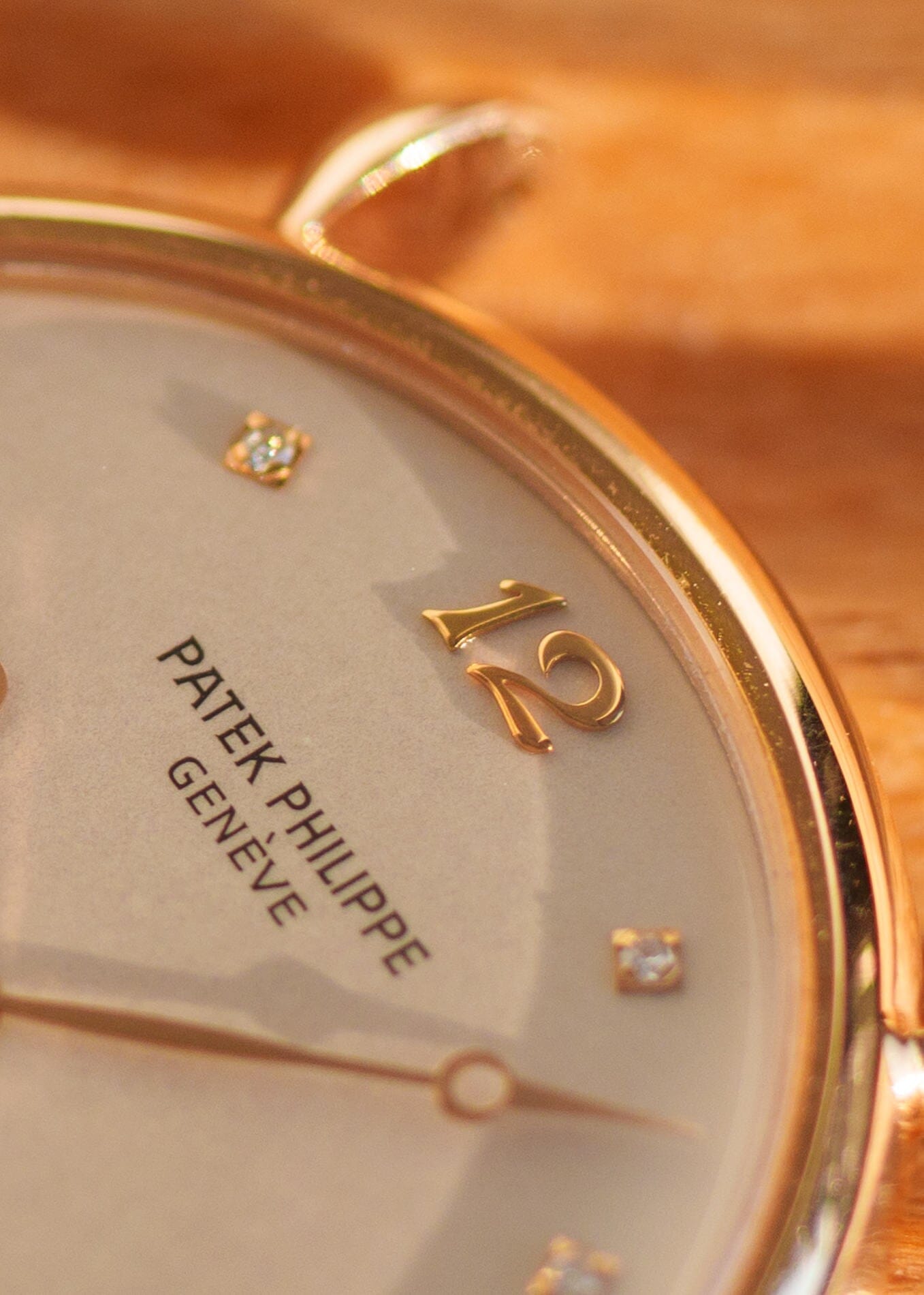 Patek Philippe カラトラバ 3820 PG ダイヤモンドダイアル 保証書付き Watch PATEK PHILIPPE