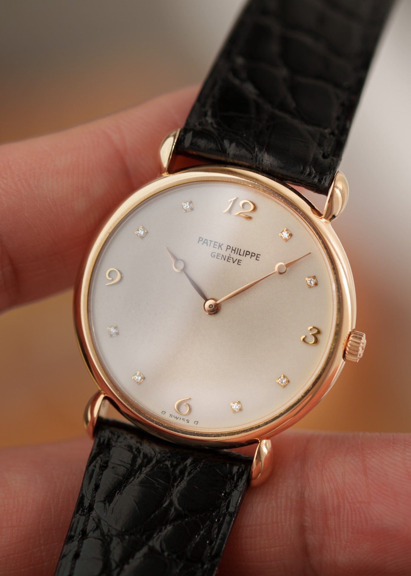 Patek Philippe カラトラバ 3820 PG ダイヤモンドダイアル 保証書付き Watch PATEK PHILIPPE