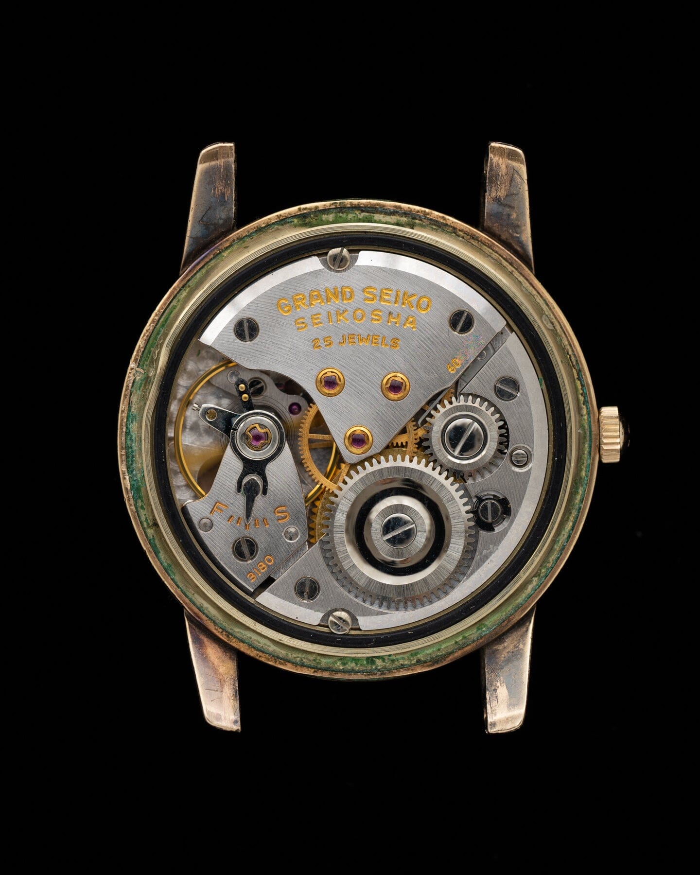 GRAND SEIKO FIRST J14070 彫り文字盤 Watch SEIKO
