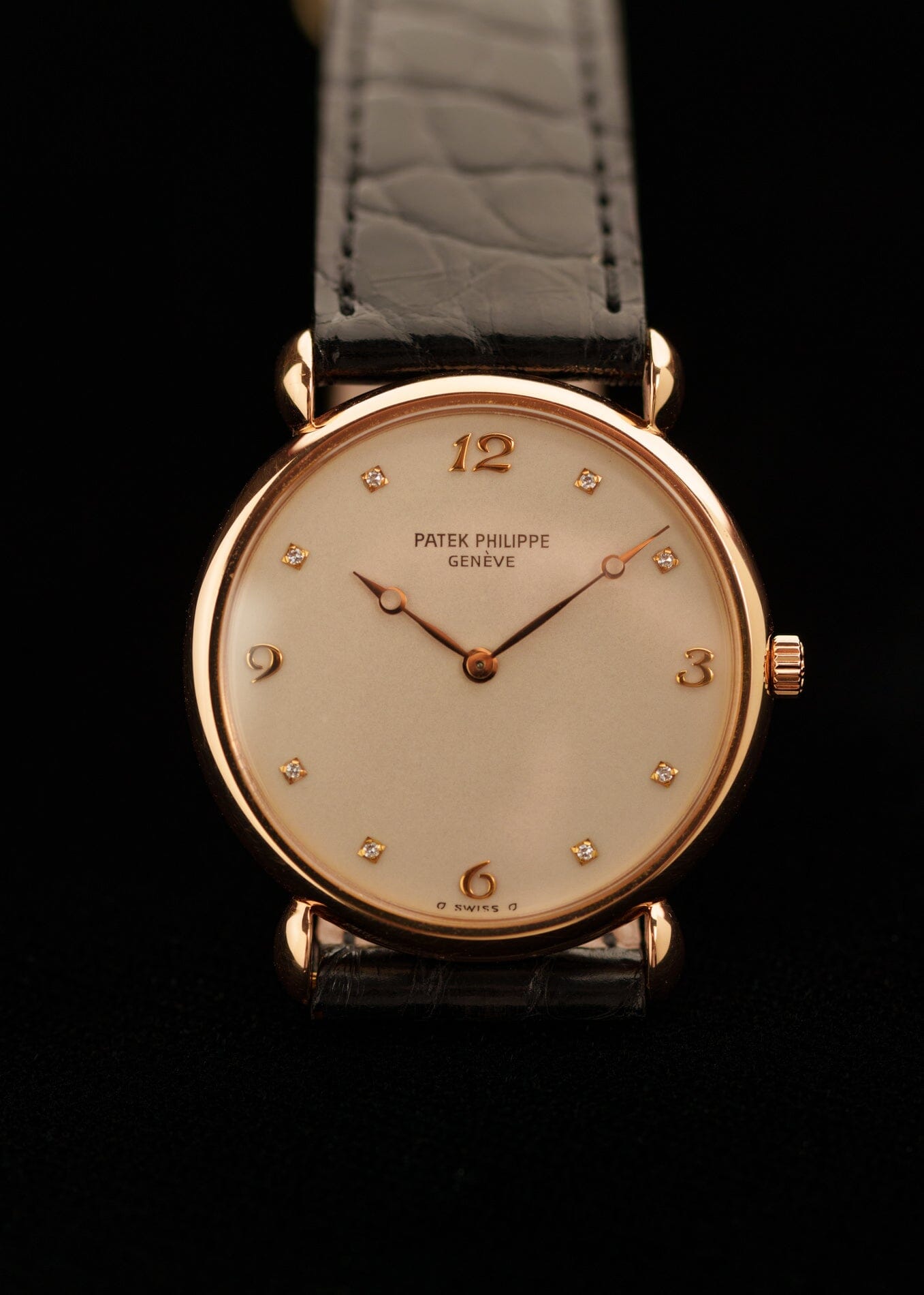 Patek Philippe カラトラバ 3820 PG ダイヤモンドダイアル 保証書付き Watch PATEK PHILIPPE