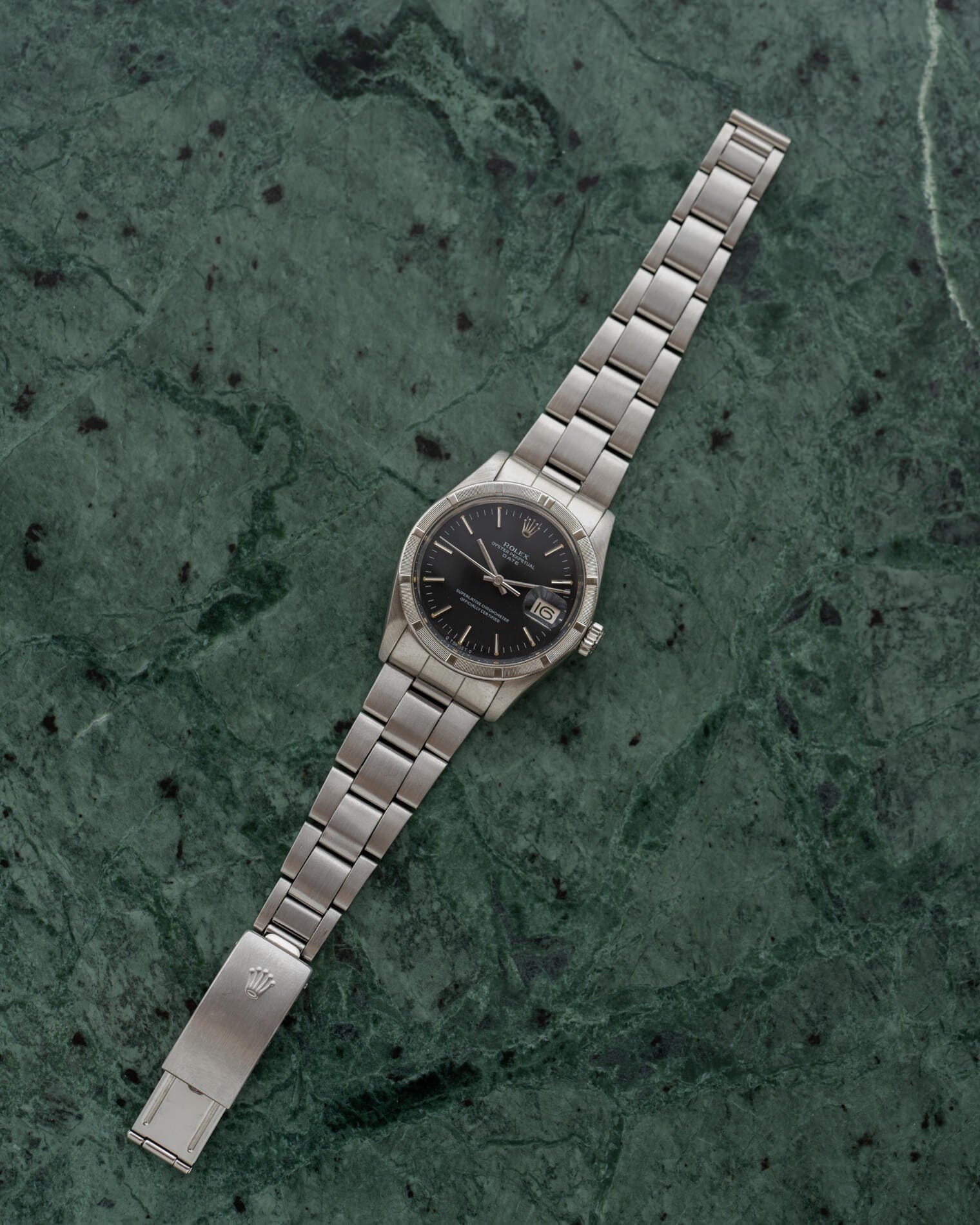 Rolex オイスターパーペチュアル デイト 1501 ブラックシグマダイアル Watch ROLEX