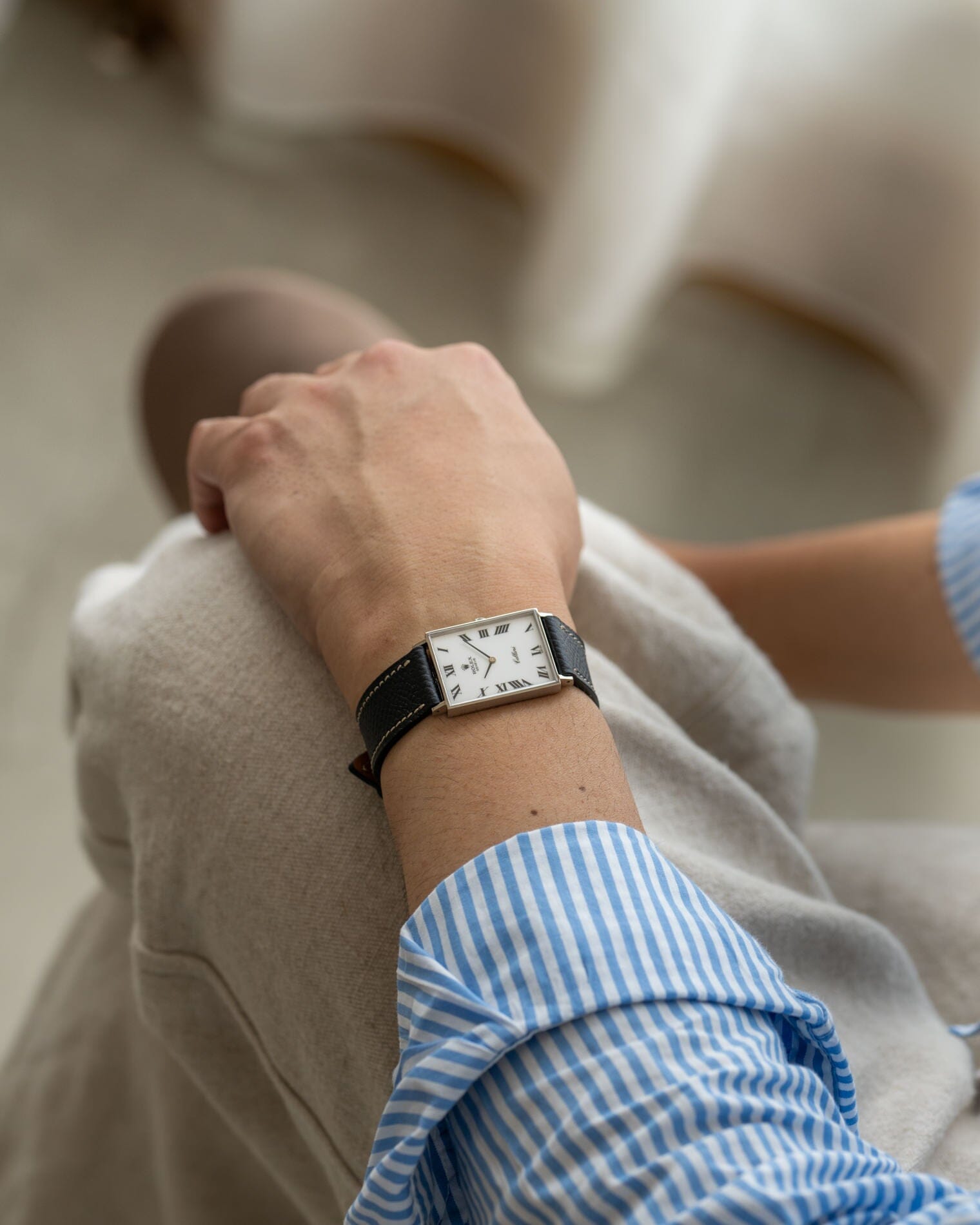 Rolex チェリーニ 3834 WG ホワイトローマン Watch ROLEX