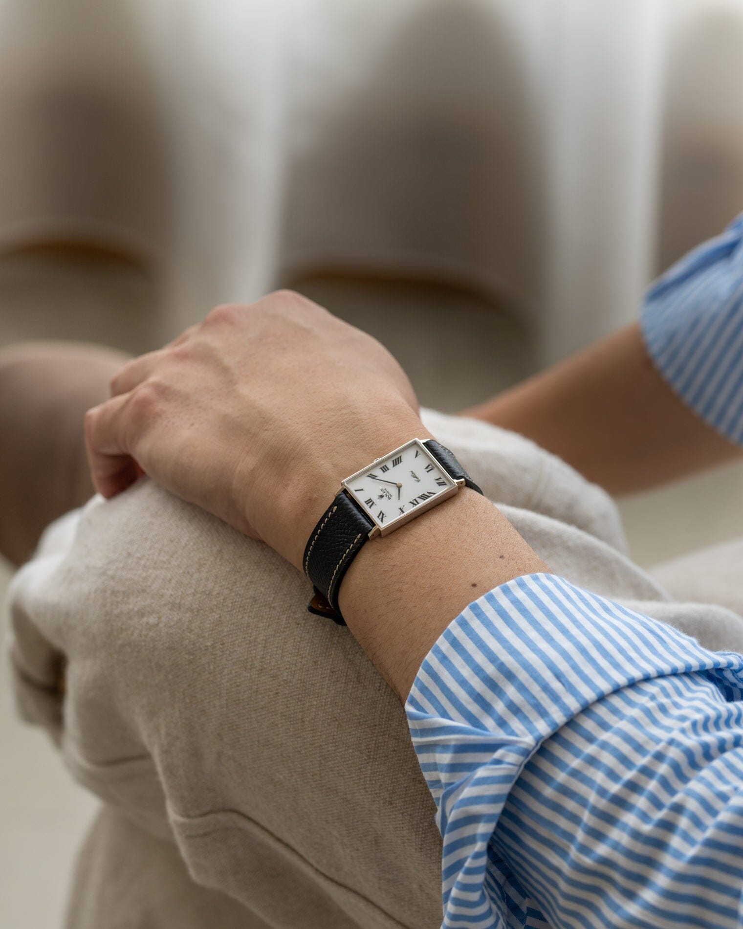 Rolex チェリーニ 3834 WG ホワイトローマン Watch ROLEX