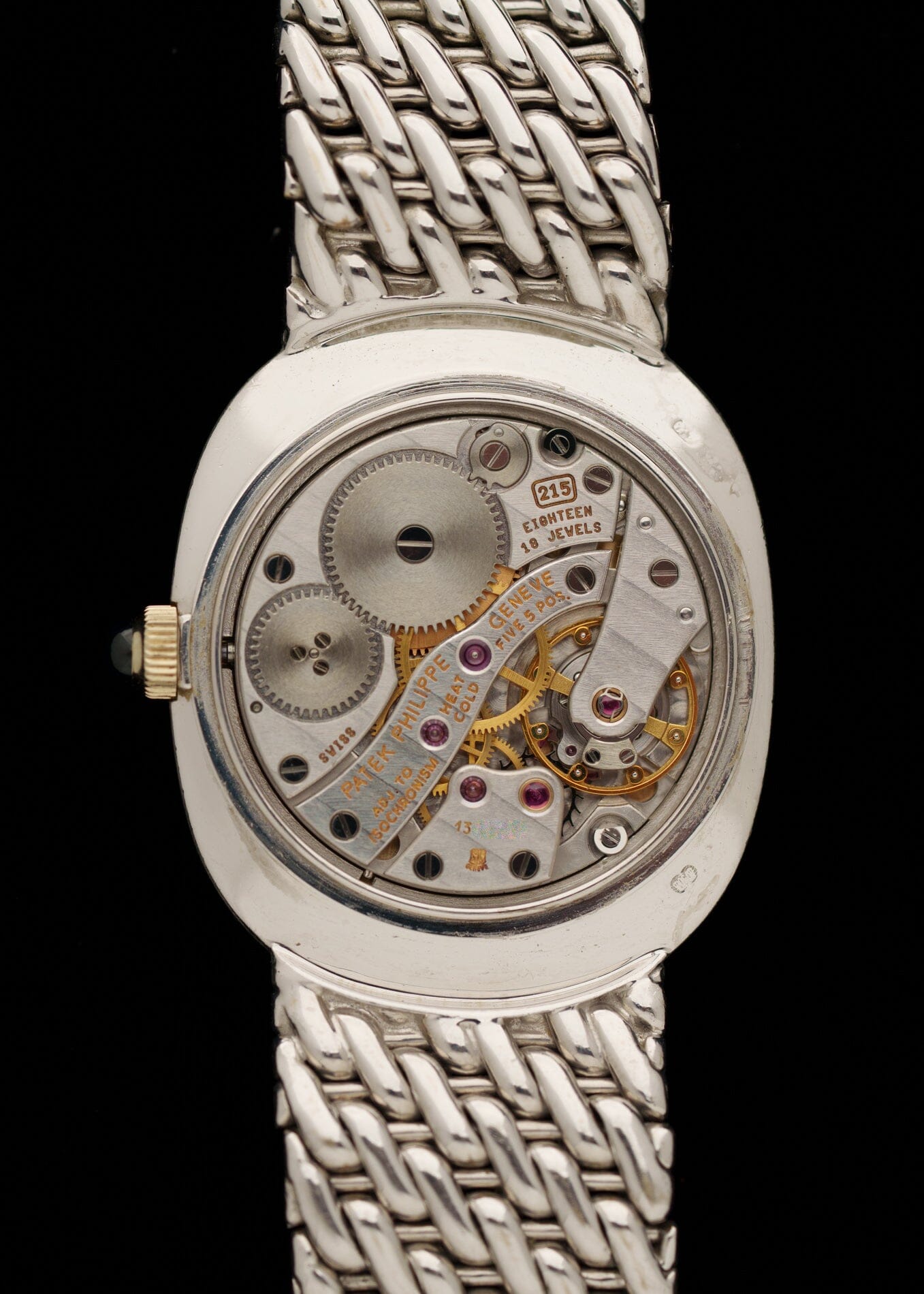 Patek Philippe ゴールデンエリプス 3849 WG ベゼルダイヤ ブルーダイアル 保証書付き Watch PATEK PHILIPPE