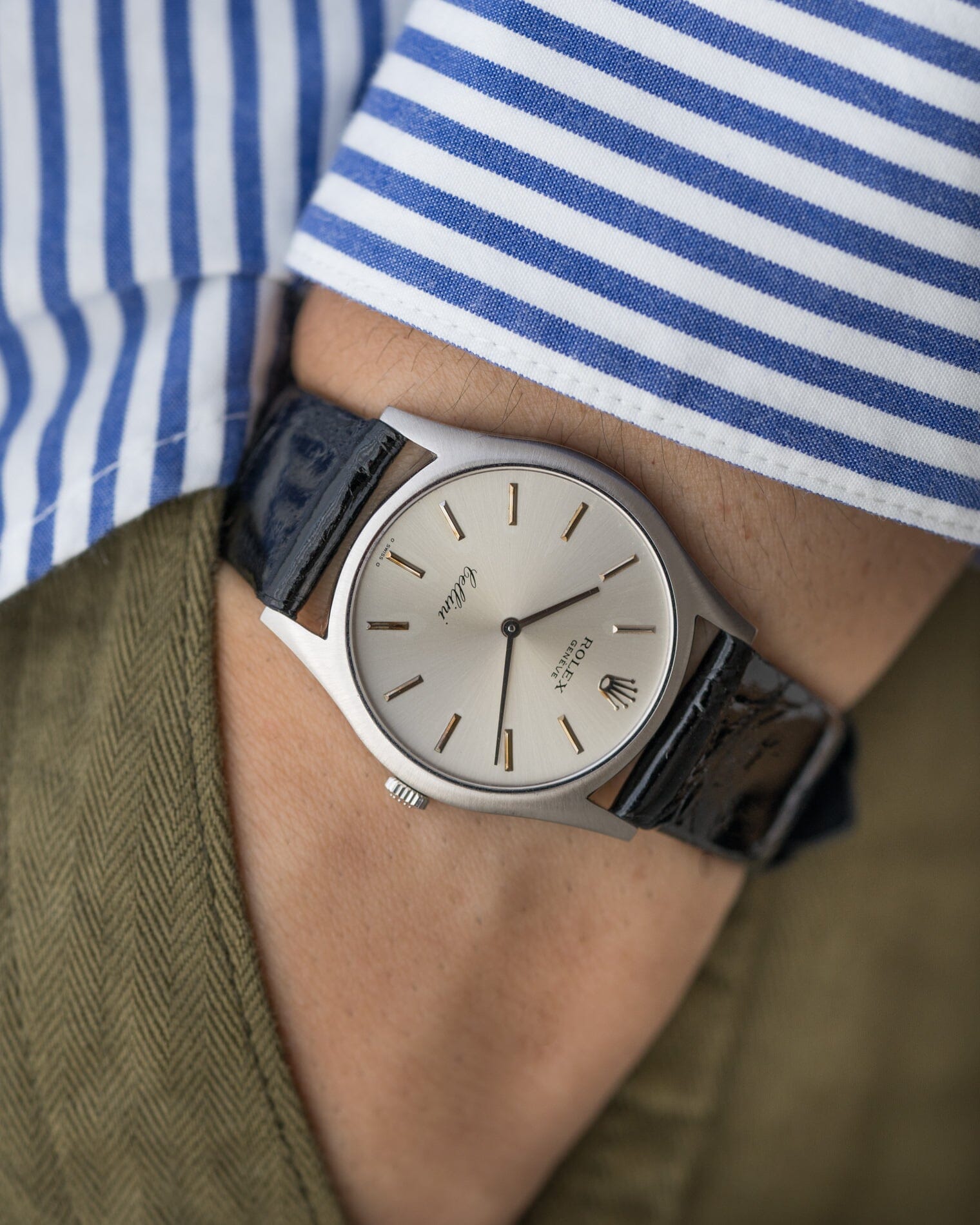 Rolex チェリーニ 3804 WG シルバーシグマダイアル 箱保証書付き Watch ROLEX