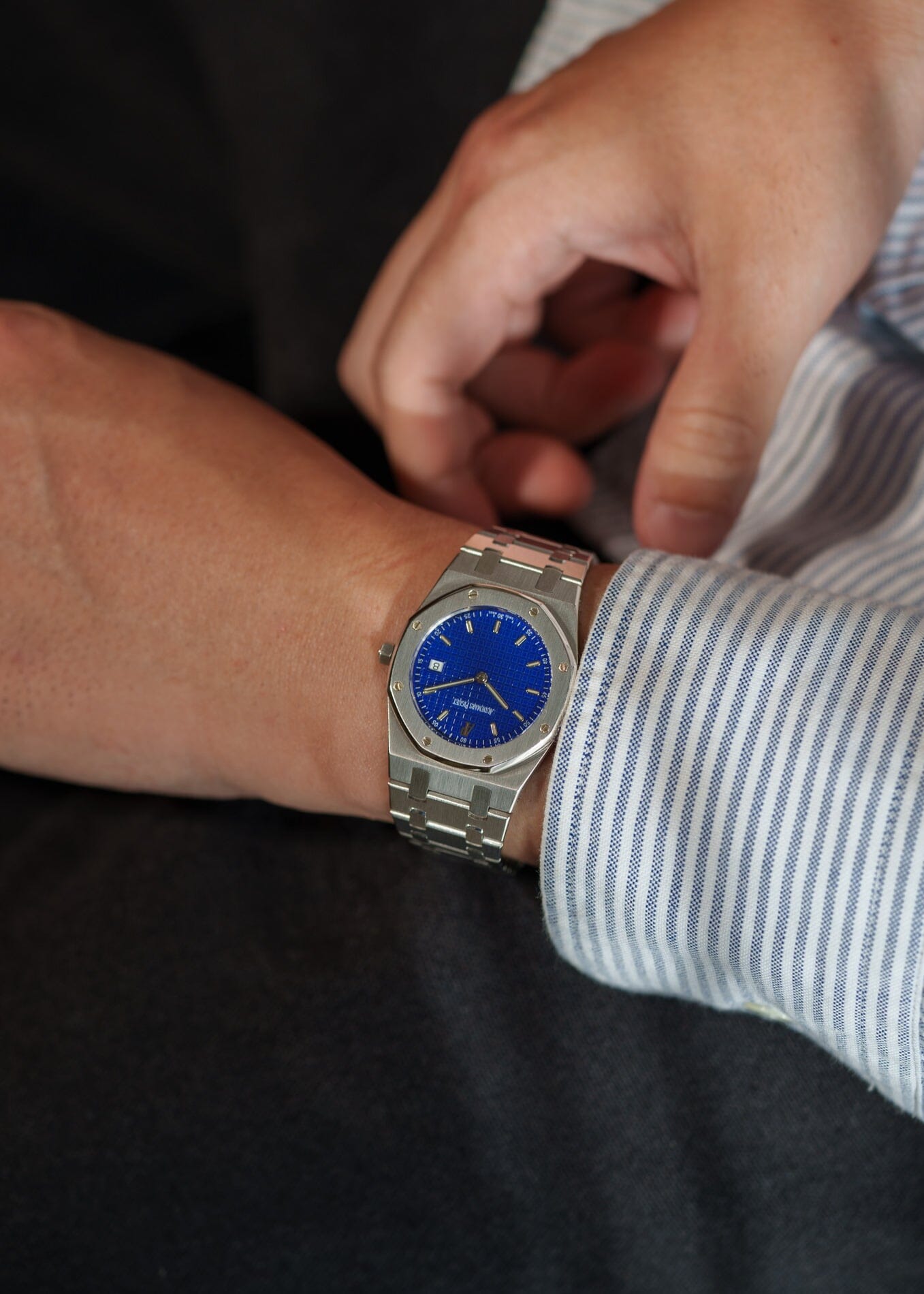 Audemars Piguet ロイヤルオーク 56175 ST "Yves Kein" ブルーダイアル 箱保証書付き Watch AUDEMARS PIGUET