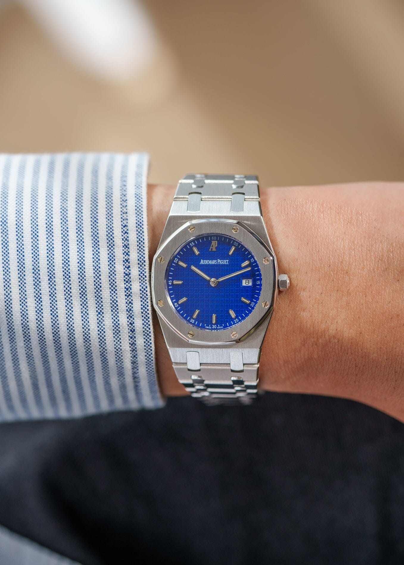 Audemars Piguet ロイヤルオーク 56175 ST "Yves Kein" ブルーダイアル 箱保証書付き Watch AUDEMARS PIGUET