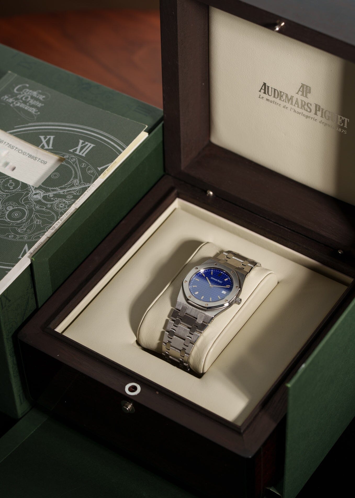 Audemars Piguet ロイヤルオーク 56175 ST "Yves Kein" ブルーダイアル 箱保証書付き Watch AUDEMARS PIGUET