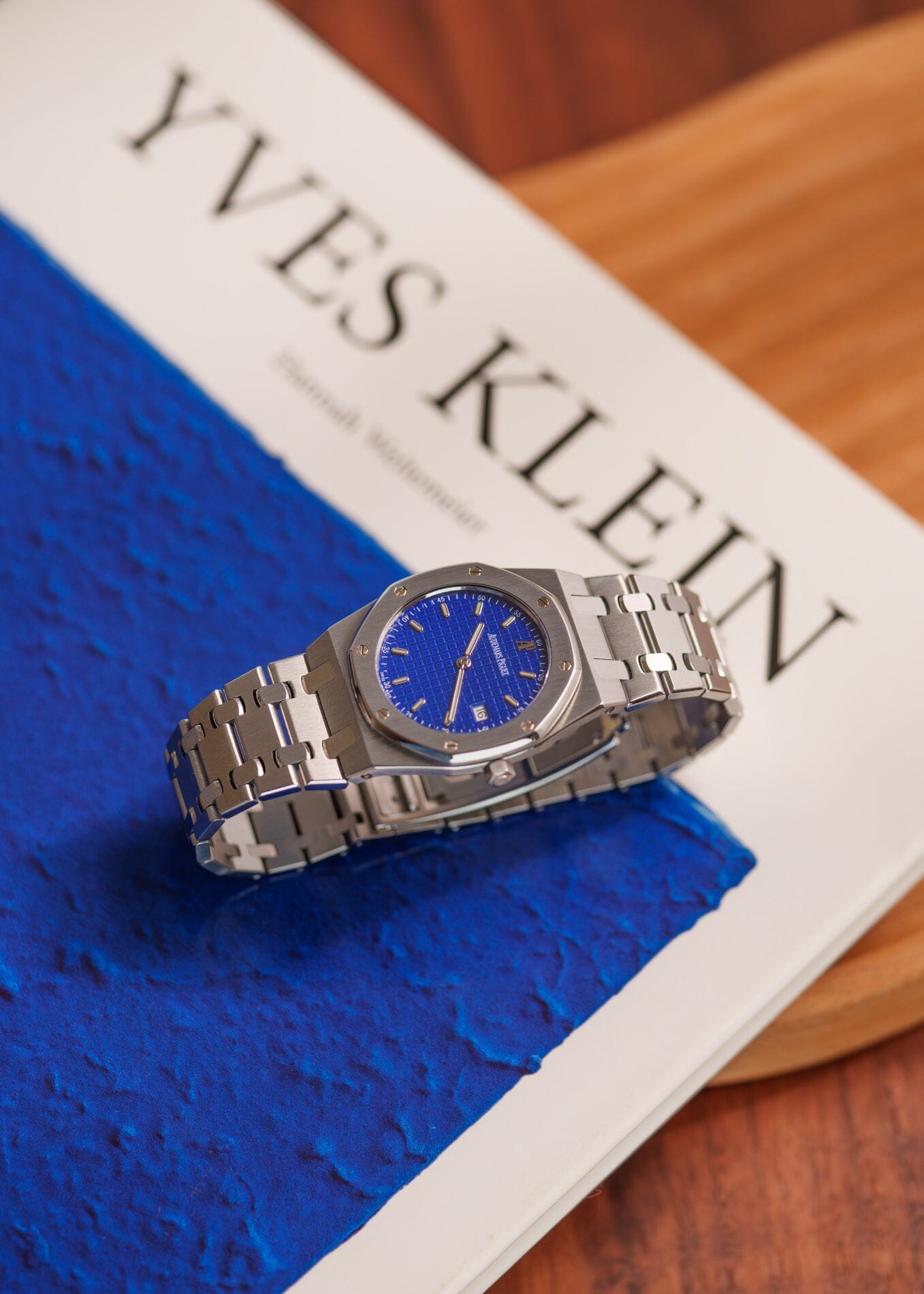 Audemars Piguet ロイヤルオーク 56175 ST "Yves Kein" ブルーダイアル 箱保証書付き Watch AUDEMARS PIGUET