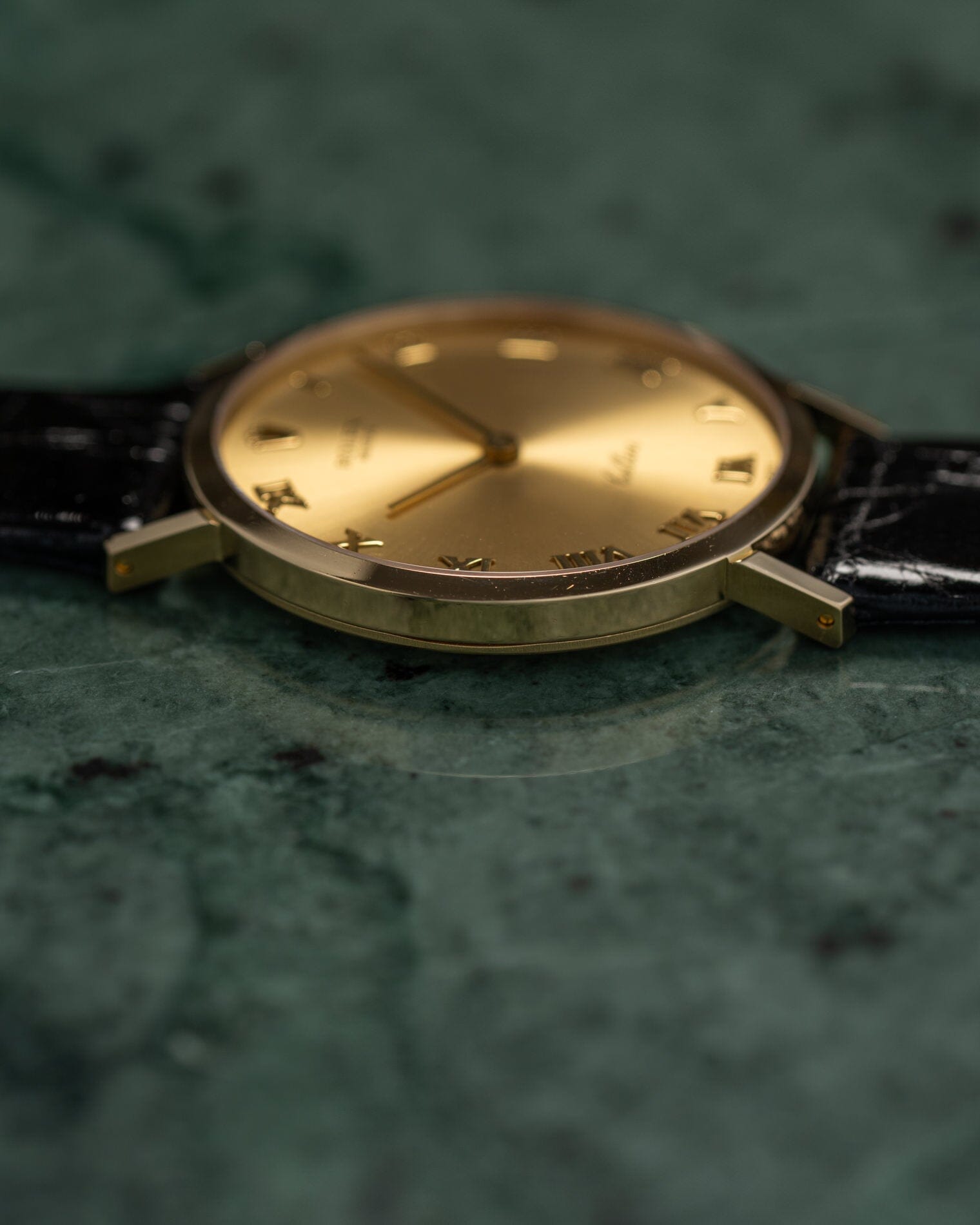 Rolex チェリーニ 4112 YG シャンパンローマン Watch ROLEX