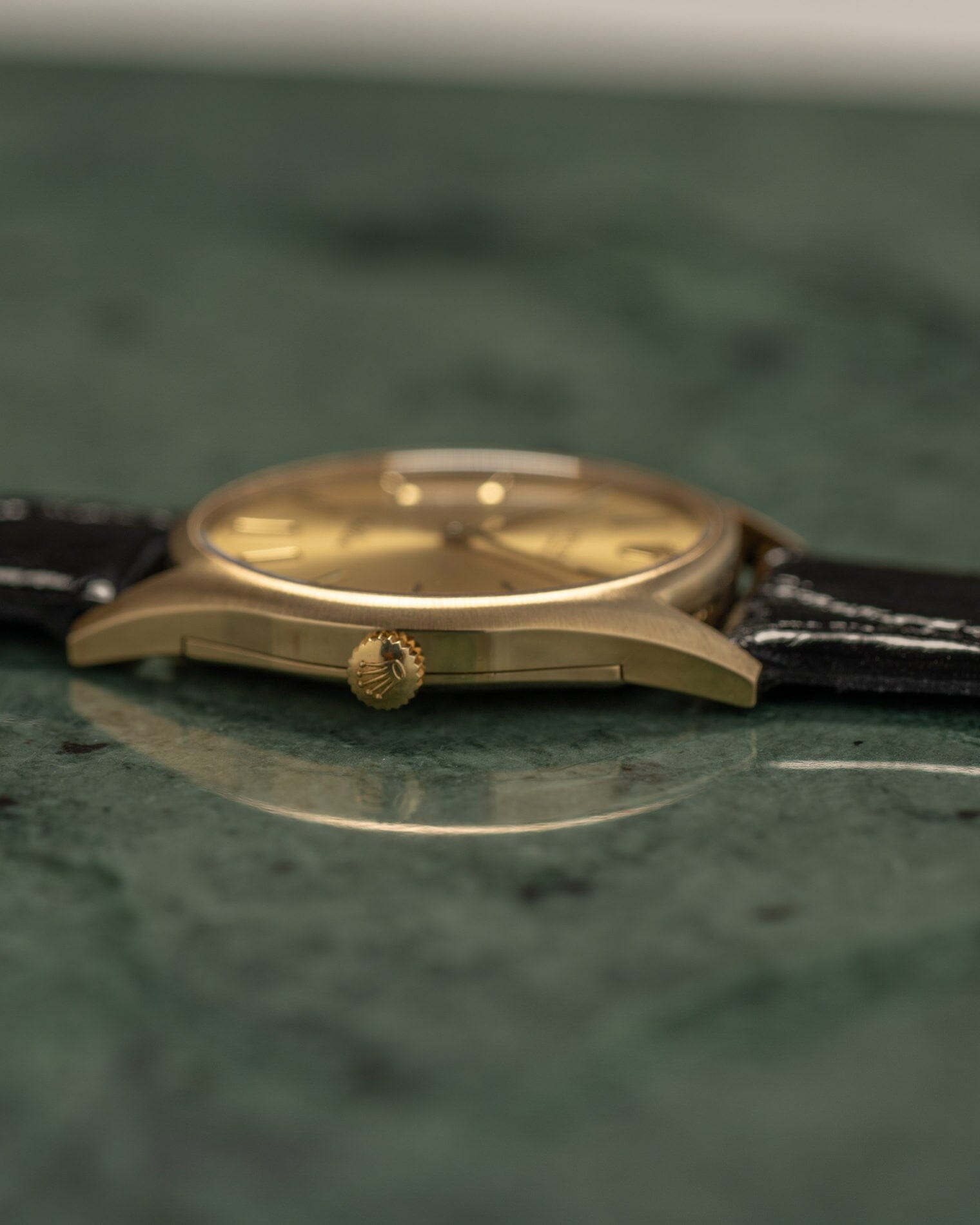 Rolex チェリーニ 3804 YG シャンパンダイアル Watch ROLEX