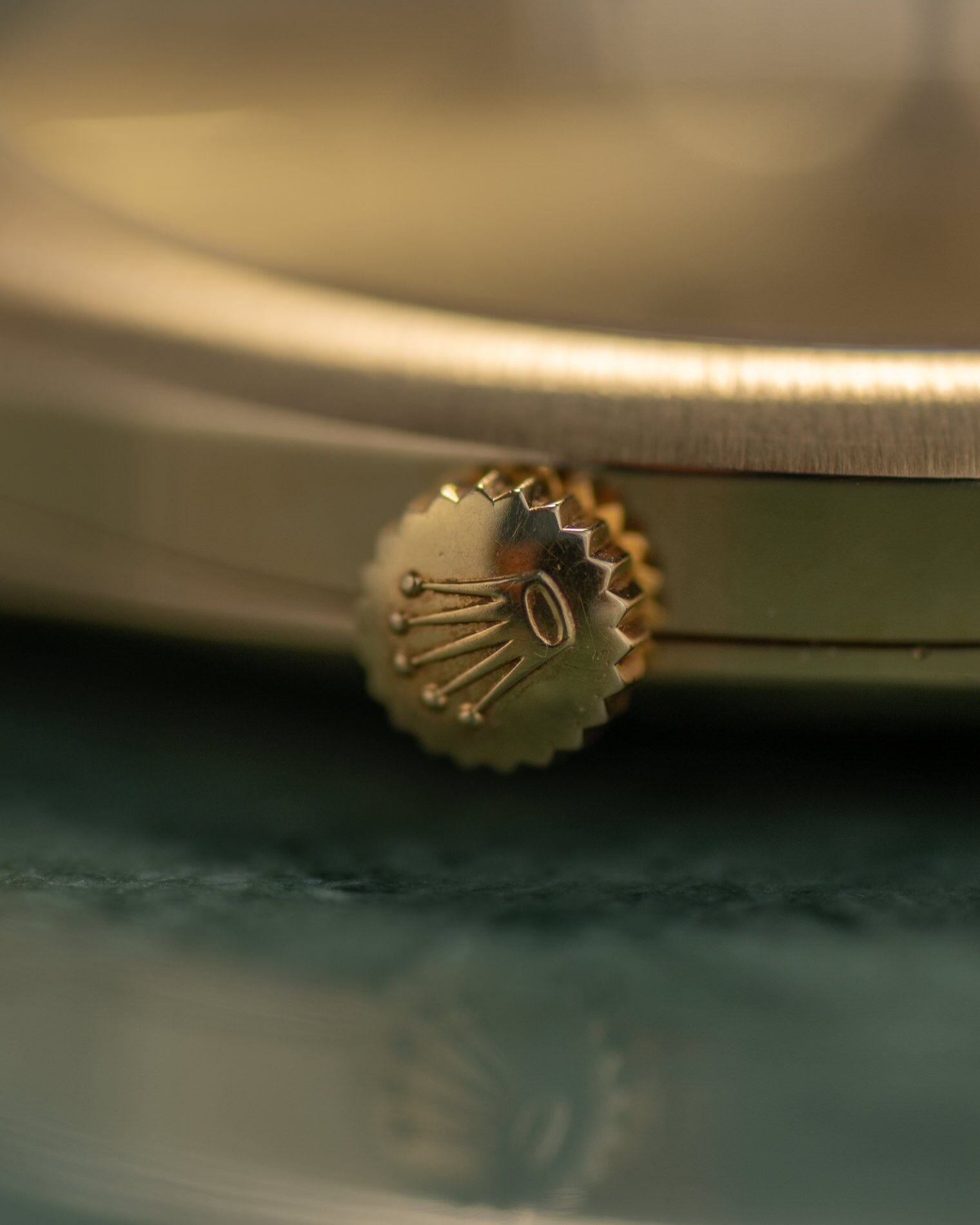 Rolex チェリーニ 3804 YG シャンパンダイアル Watch ROLEX