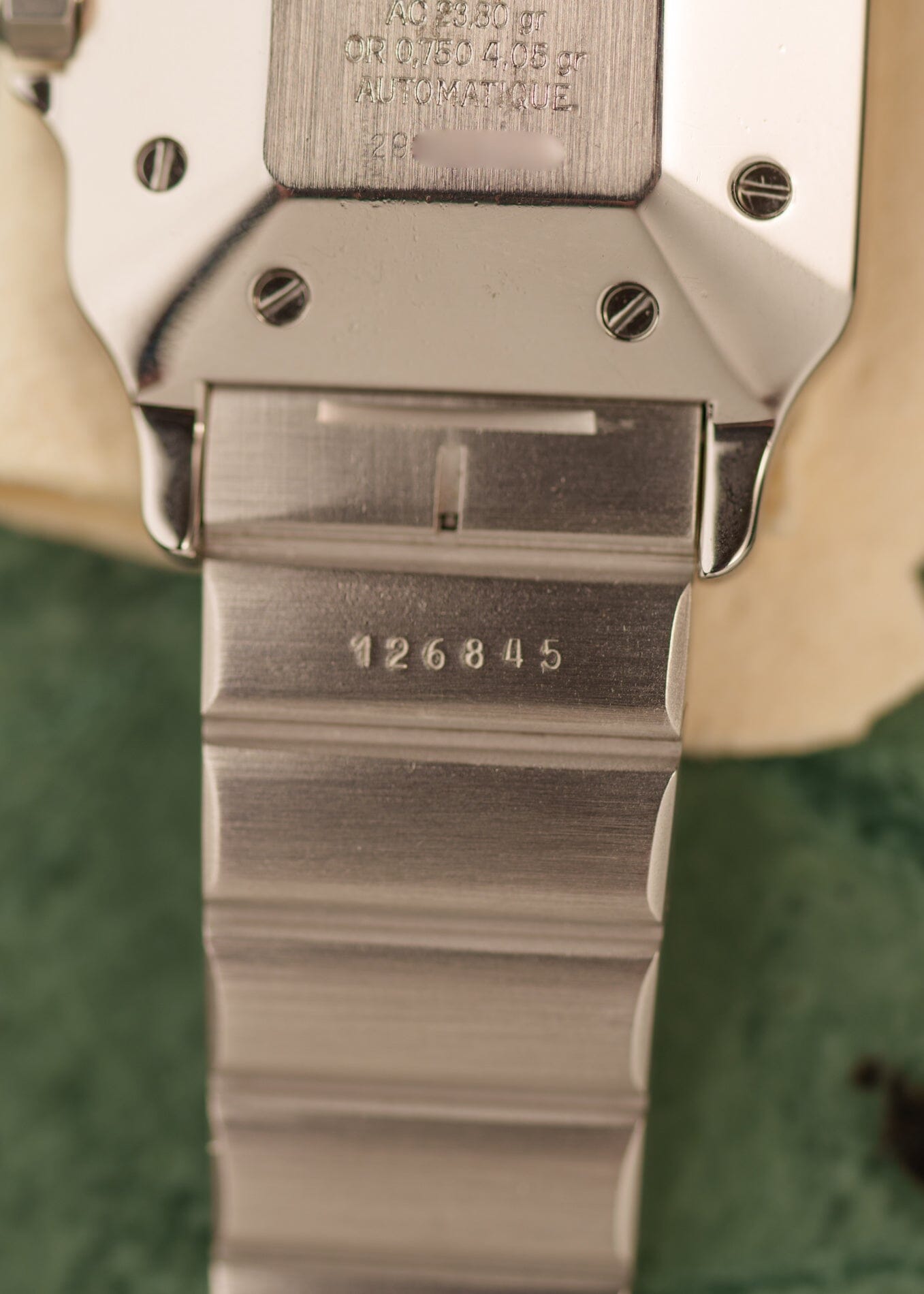 Cartier サントスガルベ LM 2961 自動巻き 国際永久保証書付き Watch CARTIER