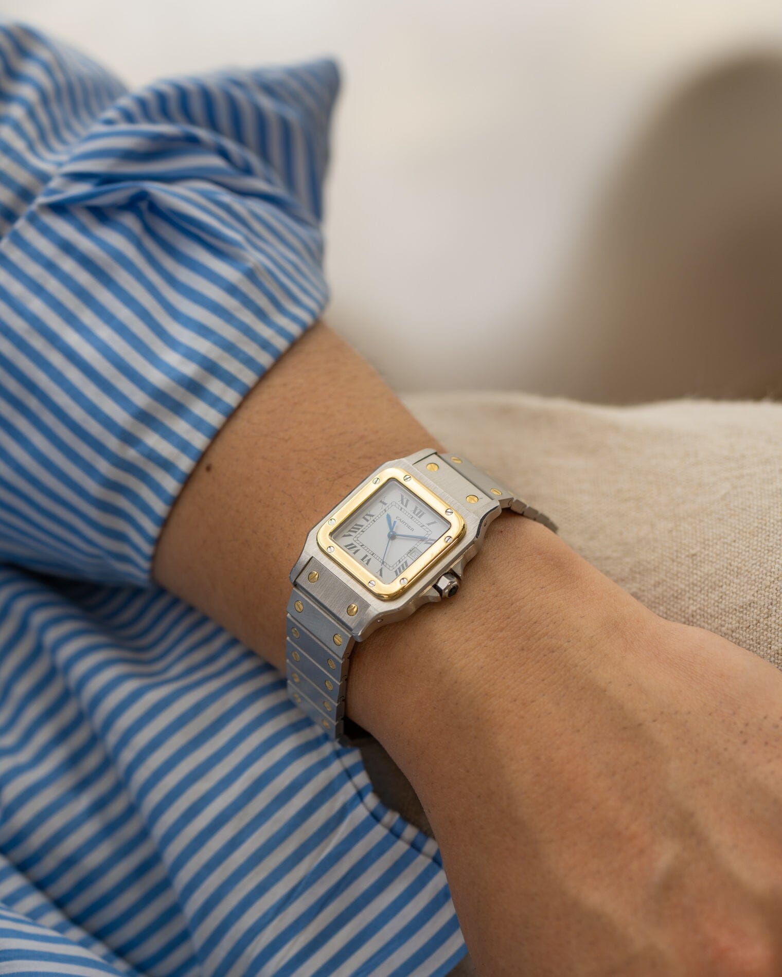 カルティエ サントスガルベ LM 2961 国際永久保証書付き Watch CARTIER