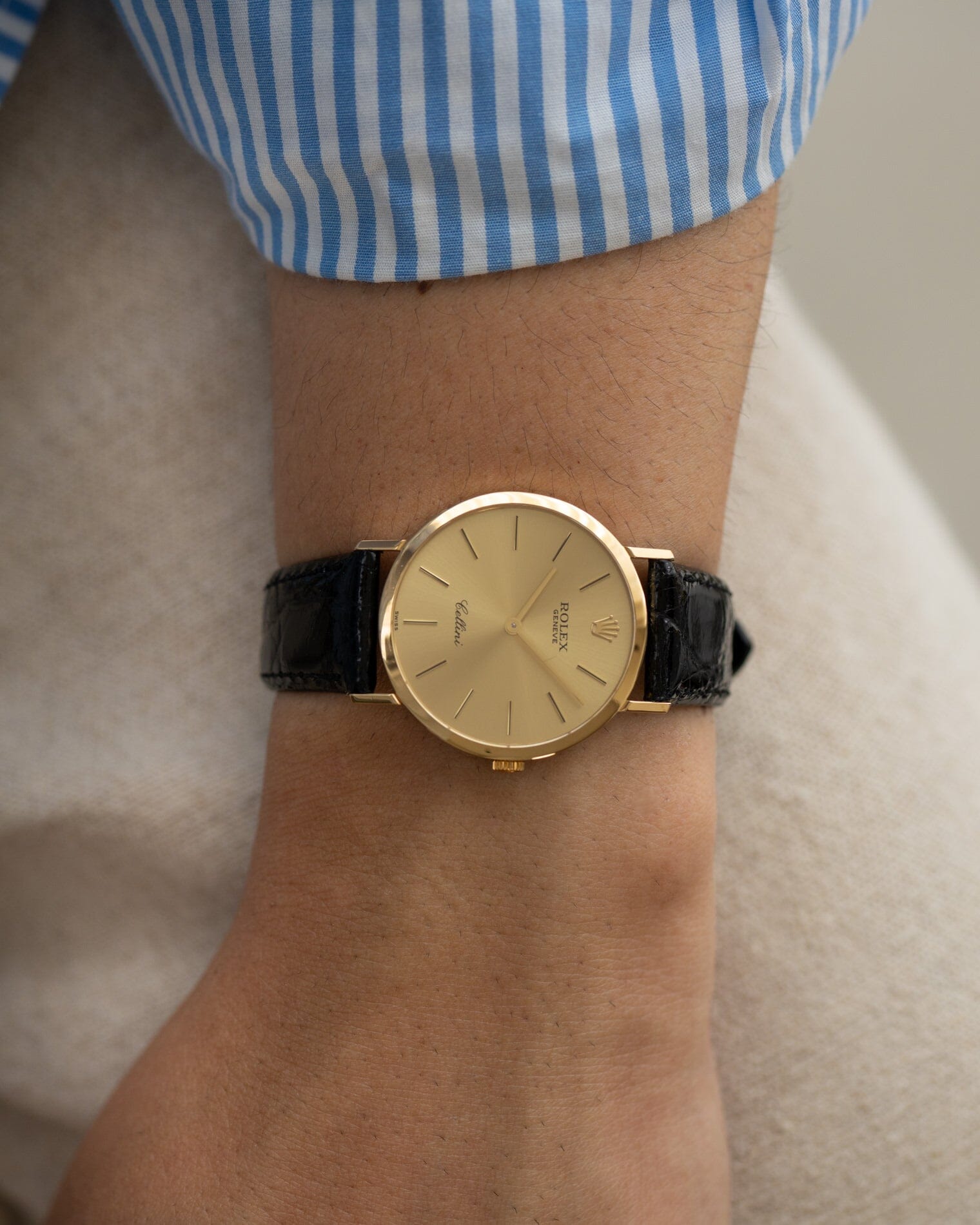 Rolex チェリーニ 4112 シャンパンダイアル Watch ROLEX