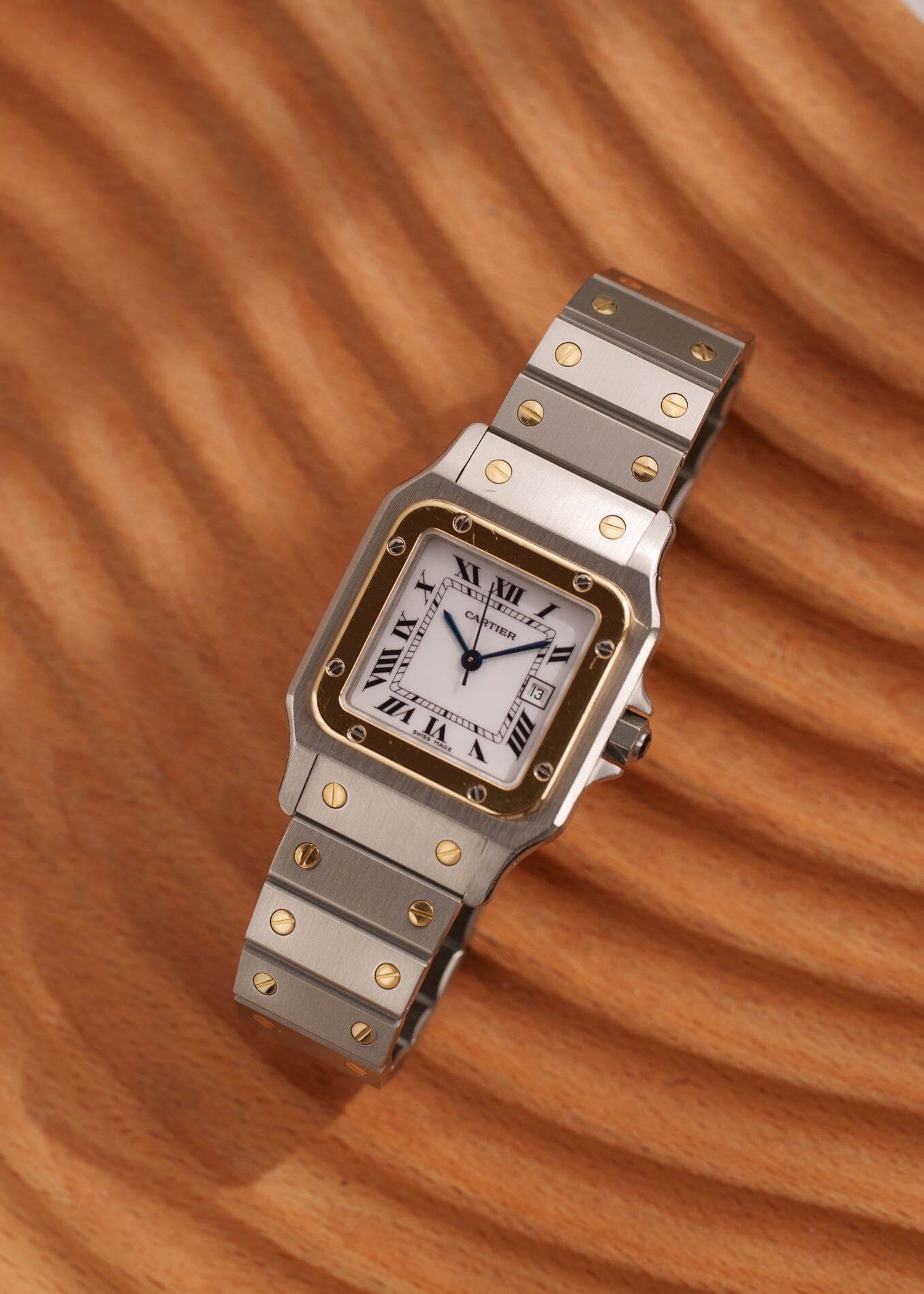 Cartier サントスガルベ LM 2961 自動巻き 国際永久保証書付き Watch CARTIER