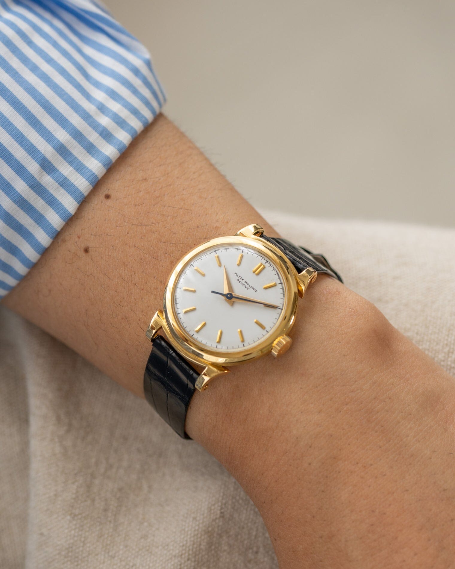 Patek Philippe カラトラバ 1491 YG アーカイブ付き Watch PATEK PHILIPPE
