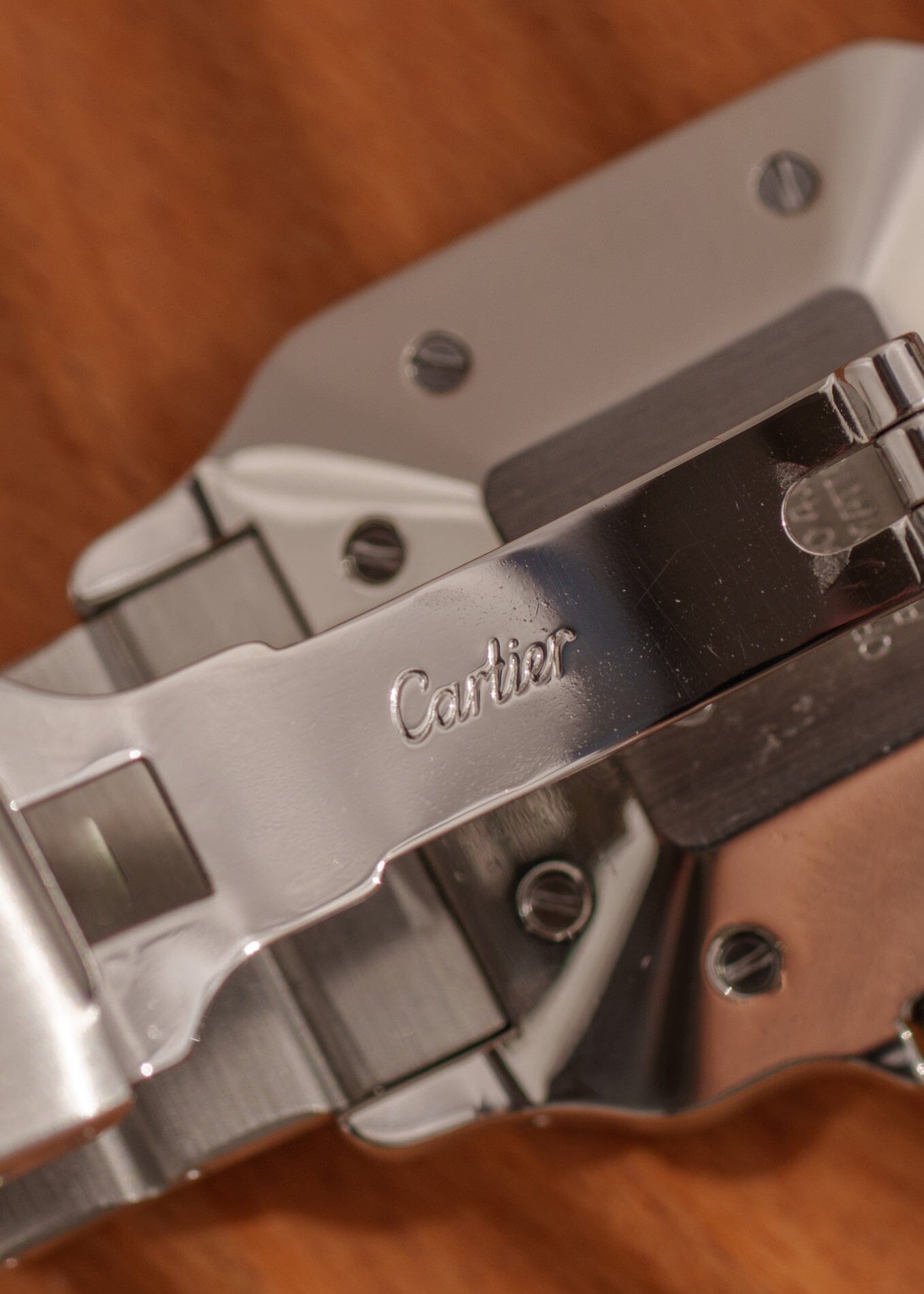 Cartier サントスガルベ LM 2961 自動巻き 国際永久保証書付き Watch CARTIER