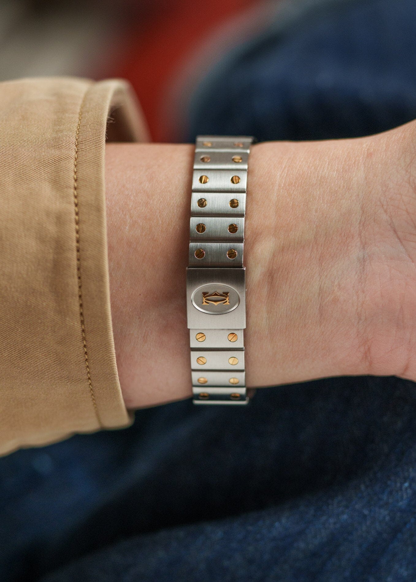 Cartier サントスガルベ LM 119901 ムーンフェイズ Watch CARTIER