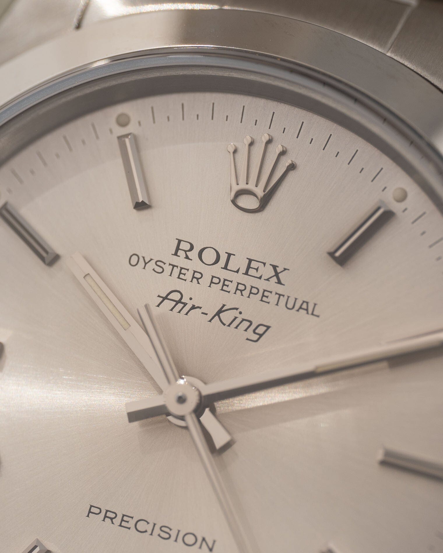 Rolex エアキング 14000 シルバーダイアル 国際サービス保証書付き Watch ROLEX
