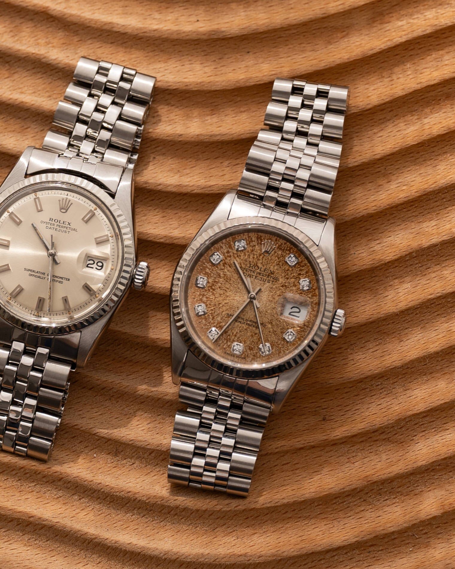 Rolex デイトジャスト 16234G パティナ ダイヤモンドダイアル 箱保証書付 Watch ROLEX