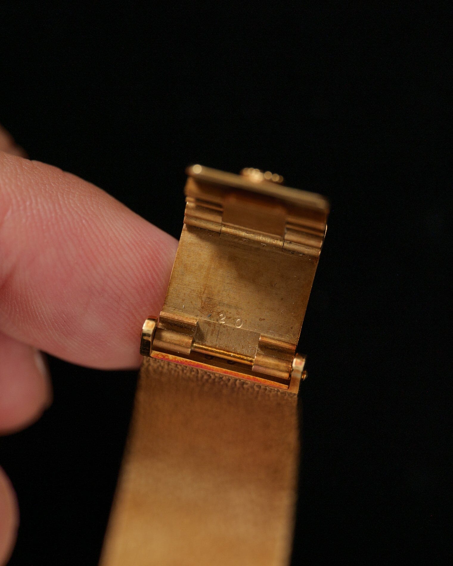 Patek Philippe 3666 クッションケース YG ブラックダイアル 槌目仕上げ Watch PATEK PHILIPPE